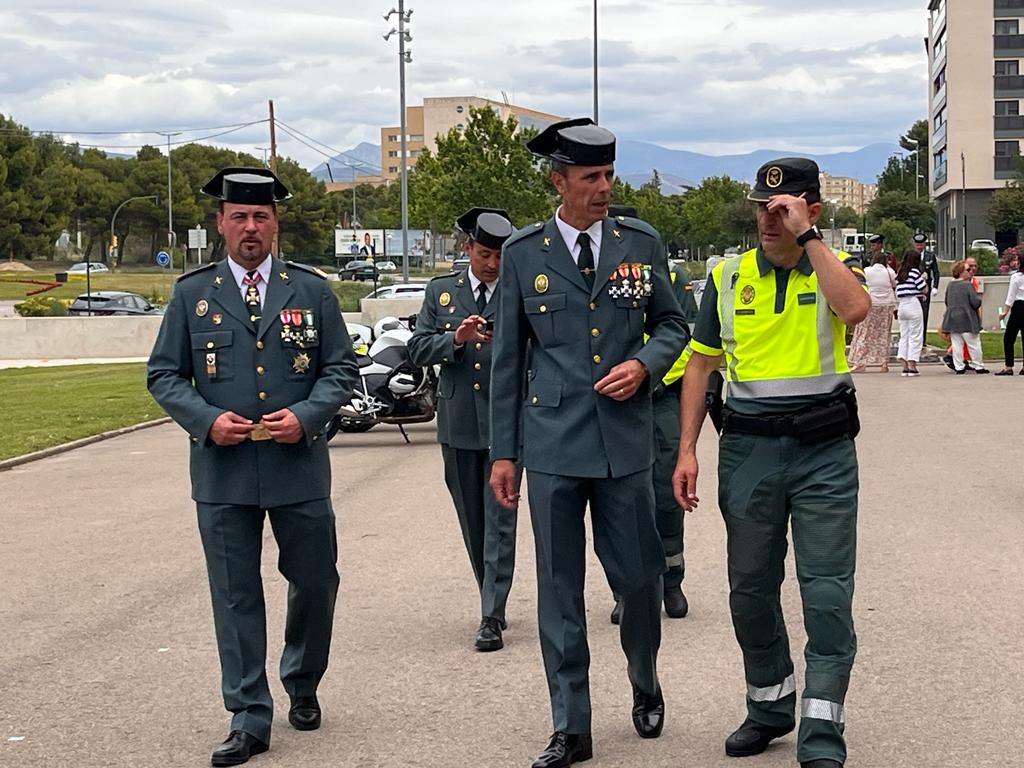 Celebración en Huesca del 179 aniversario de la Guardia Civil. Foto: Mercedes Manterola