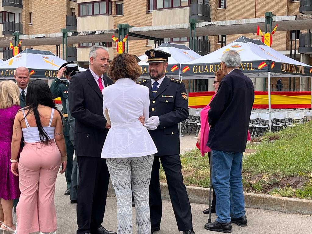 Celebración en Huesca del 179 aniversario de la Guardia Civil. Foto: Mercedes Manterola