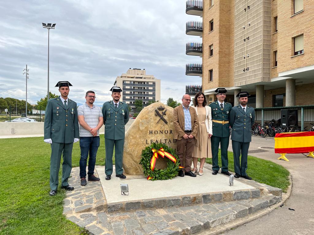 Celebración en Huesca del 179 aniversario de la Guardia Civil. Foto: Mercedes Manterola