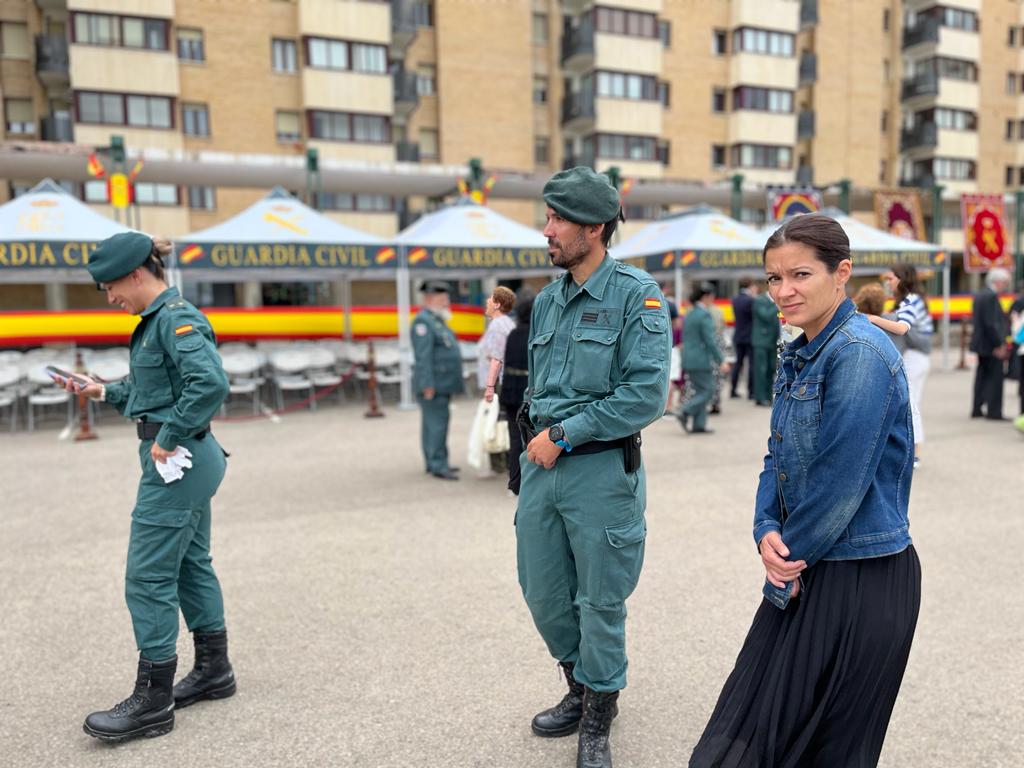 Celebración en Huesca del 179 aniversario de la Guardia Civil. Foto: Mercedes Manterola