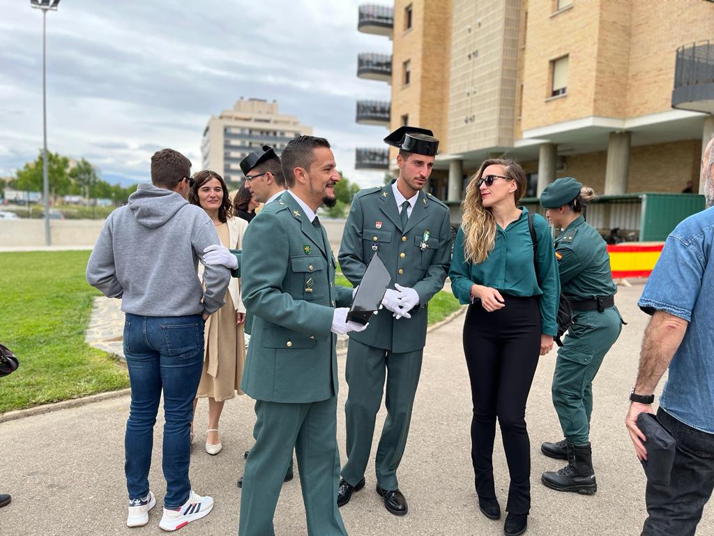 Celebración en Huesca del 179 aniversario de la Guardia Civil. Foto: Mercedes Manterola