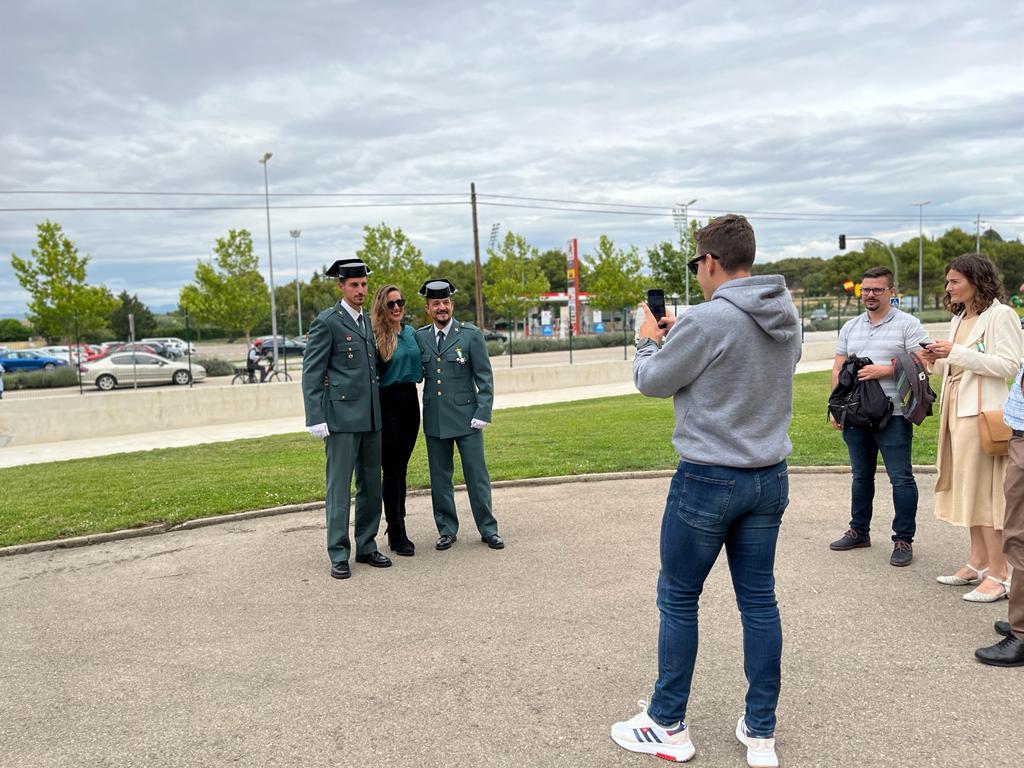 Celebración en Huesca del 179 aniversario de la Guardia Civil. Foto: Mercedes Manterola