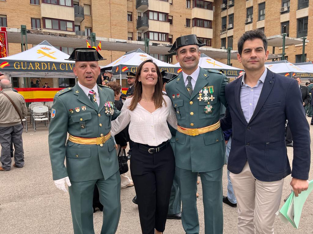 Celebración en Huesca del 179 aniversario de la Guardia Civil. Foto: Mercedes Manterola