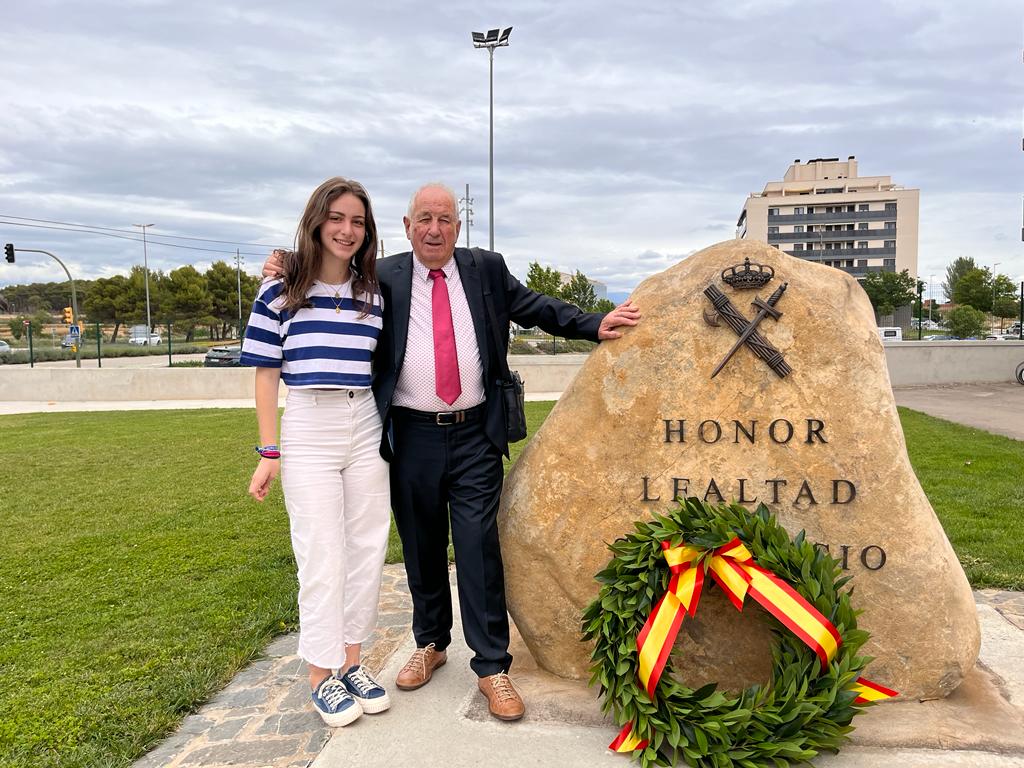 Celebración en Huesca del 179 aniversario de la Guardia Civil. Foto: Mercedes Manterola