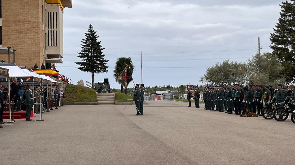 Celebración en Huesca del 179 aniversario de la Guardia Civil. Foto: Mercedes Manterola