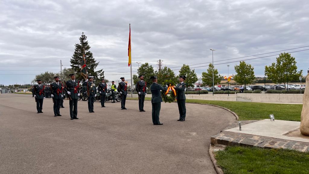 Celebración en Huesca del 179 aniversario de la Guardia Civil. Foto: Mercedes Manterola