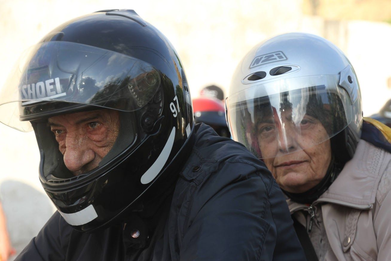 Concentración de motos clásicas en Alberuela de Tubo. Foto Carlos Neofato 