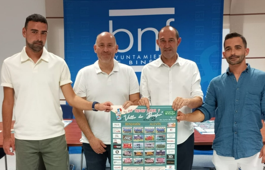 Presentación del XXV Torneo Fútbol 8 "Villa de Binéfar" Trofeo Jusegal