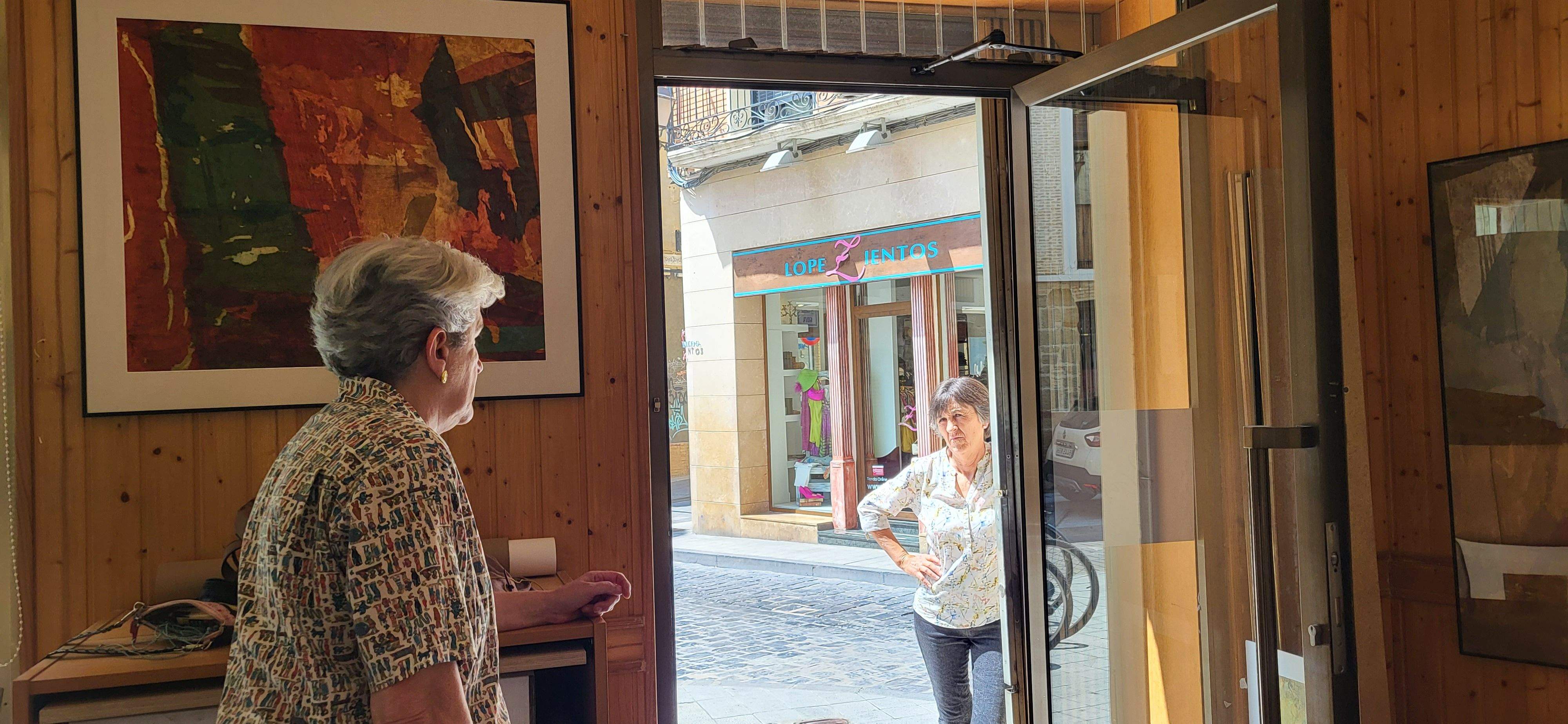 "2 en Goya" de Mercedes Gabarre y Beatriz López. Foto Myriam Martínez