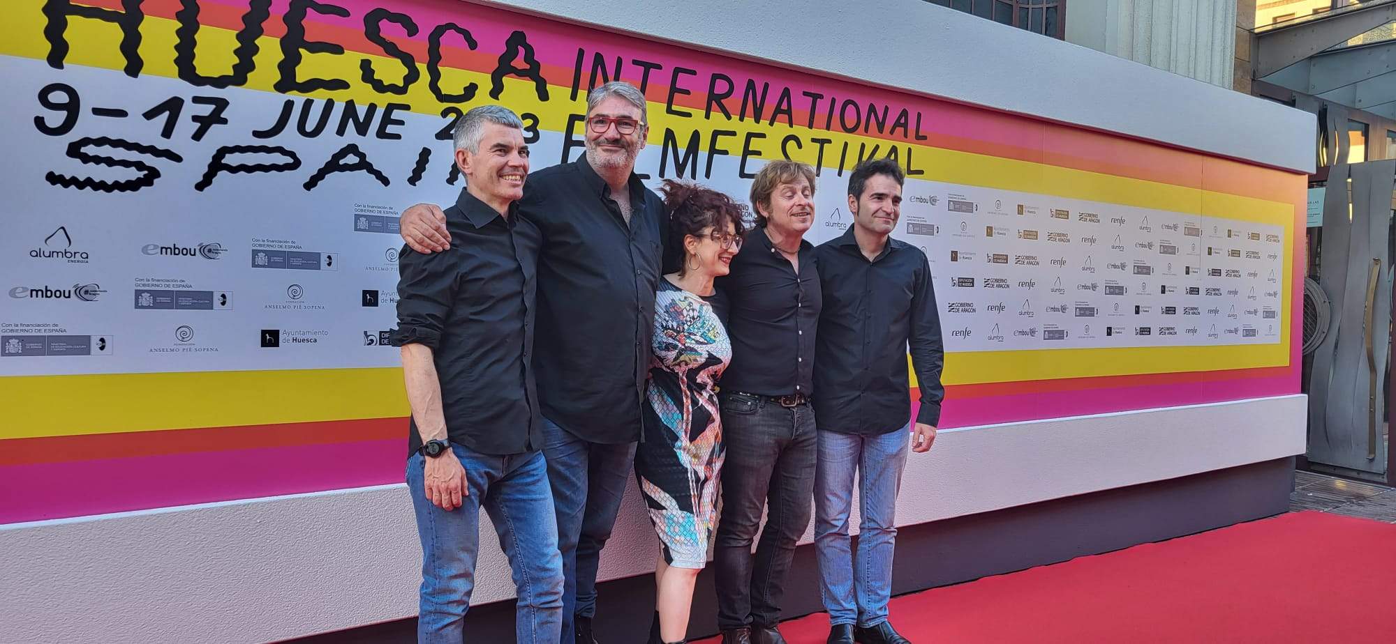 Alfombra roja del 51 Festival Internacional de Cine de Huesca. Foto Myriam Martínez