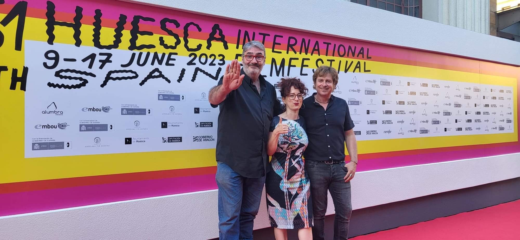 Kike Lera, Elena Zazurca y Alfonso Palomares. Foto Myriam Martínez