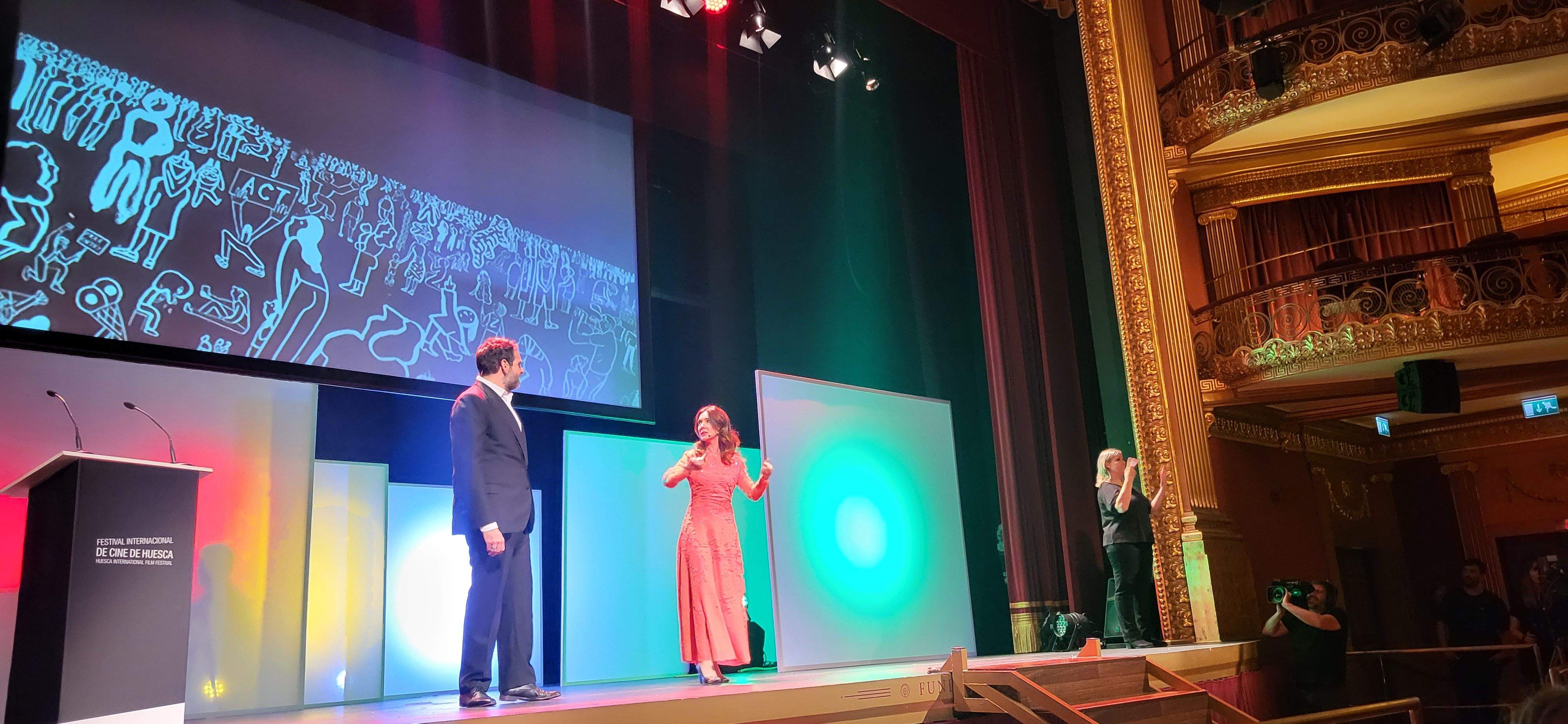 Gala inaugural del 51 Festival Internacional de Cine de Huesca. Foto Myriam Martínez