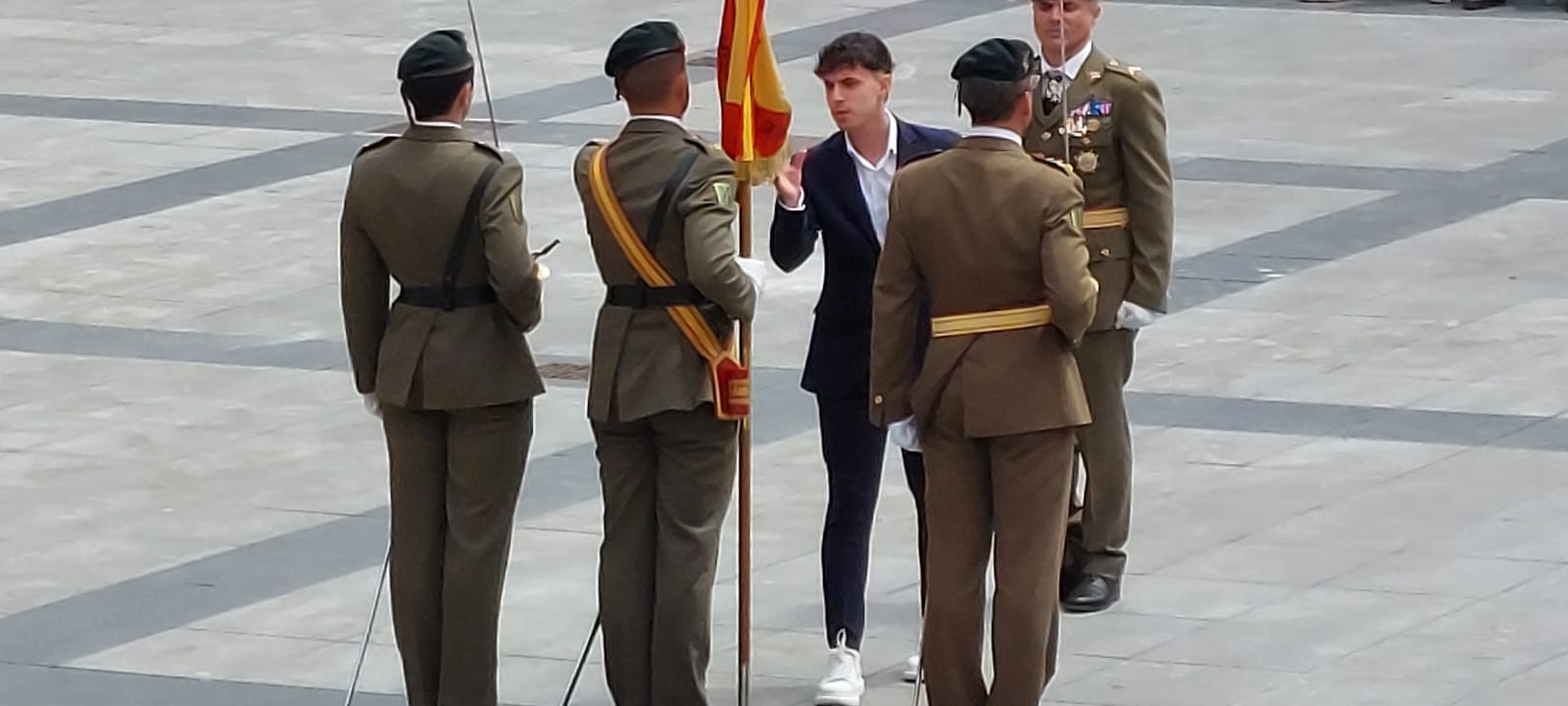 Jura de Bandera Civil en Huesca. Foto Javier García Antón