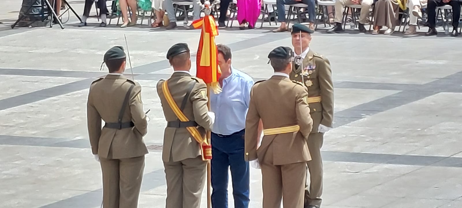 Jura de Bandera Civil en Huesca. Foto Javier García Antón