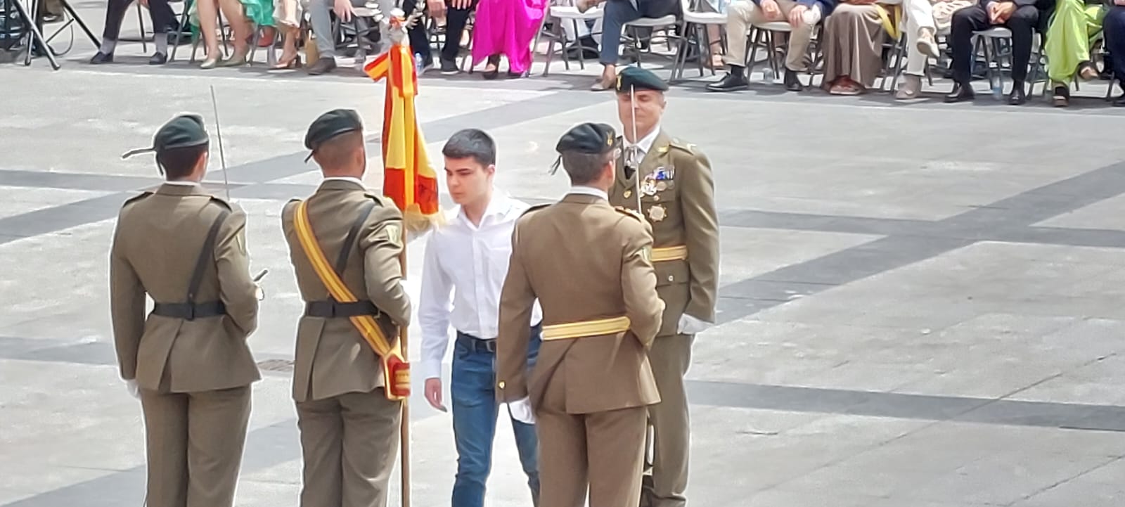 Jura de Bandera Civil en Huesca. Foto Javier García Antón