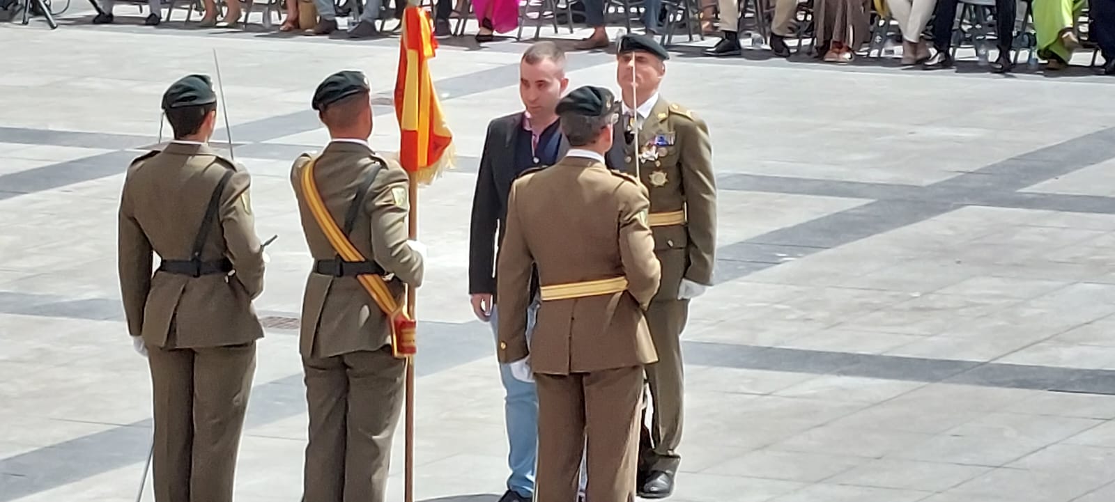 Jura de Bandera Civil en Huesca. Foto Javier García Antón