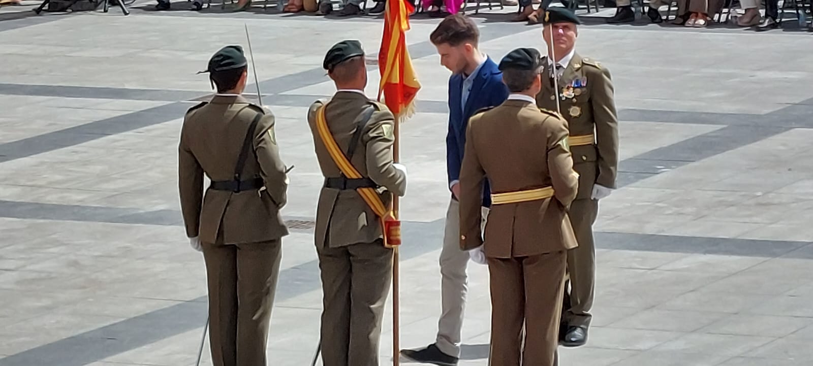 Jura de Bandera Civil en Huesca. Foto Javier García Antón