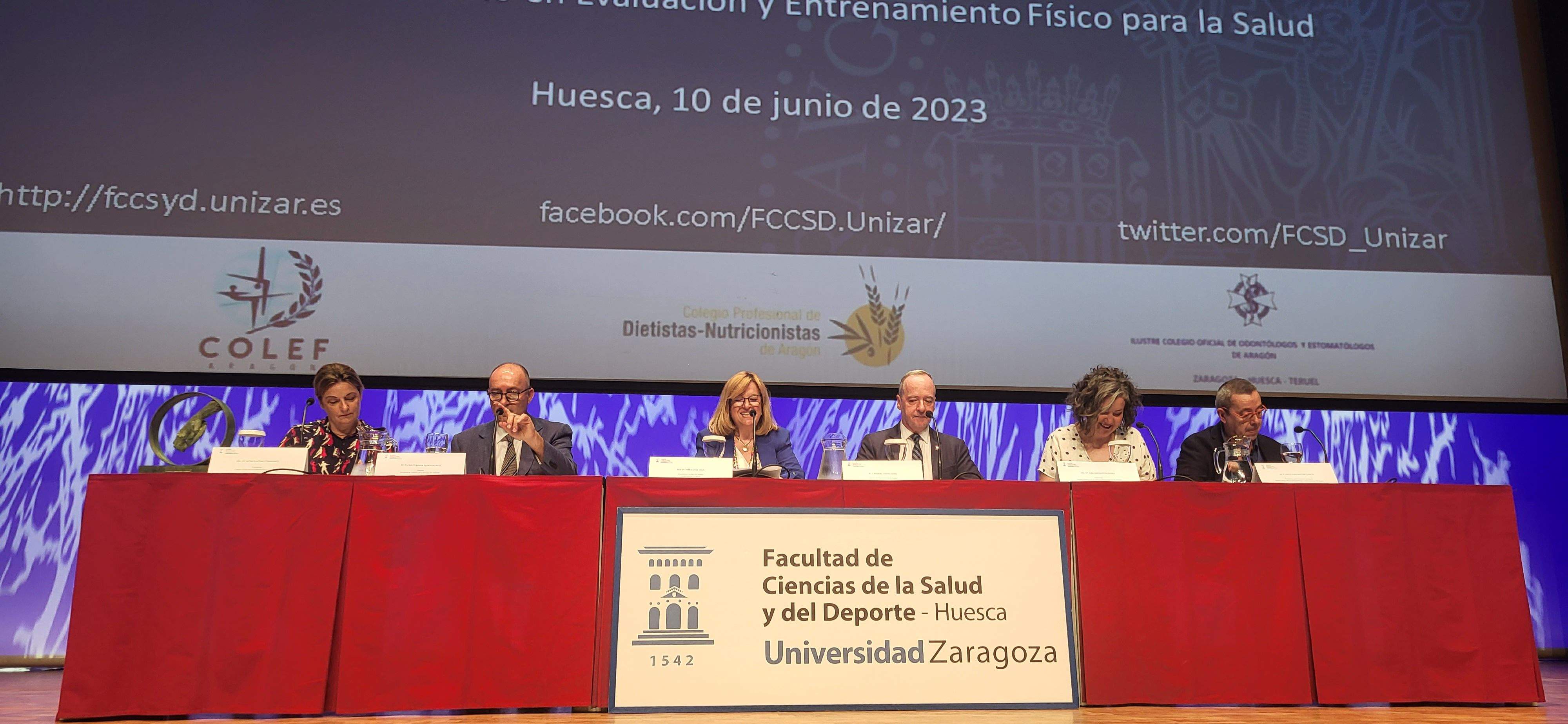 Graduación del alumnado de la Facultad de Ciencias de la Salud y el Deporte de Huesca. Foto Myriam Martínez
