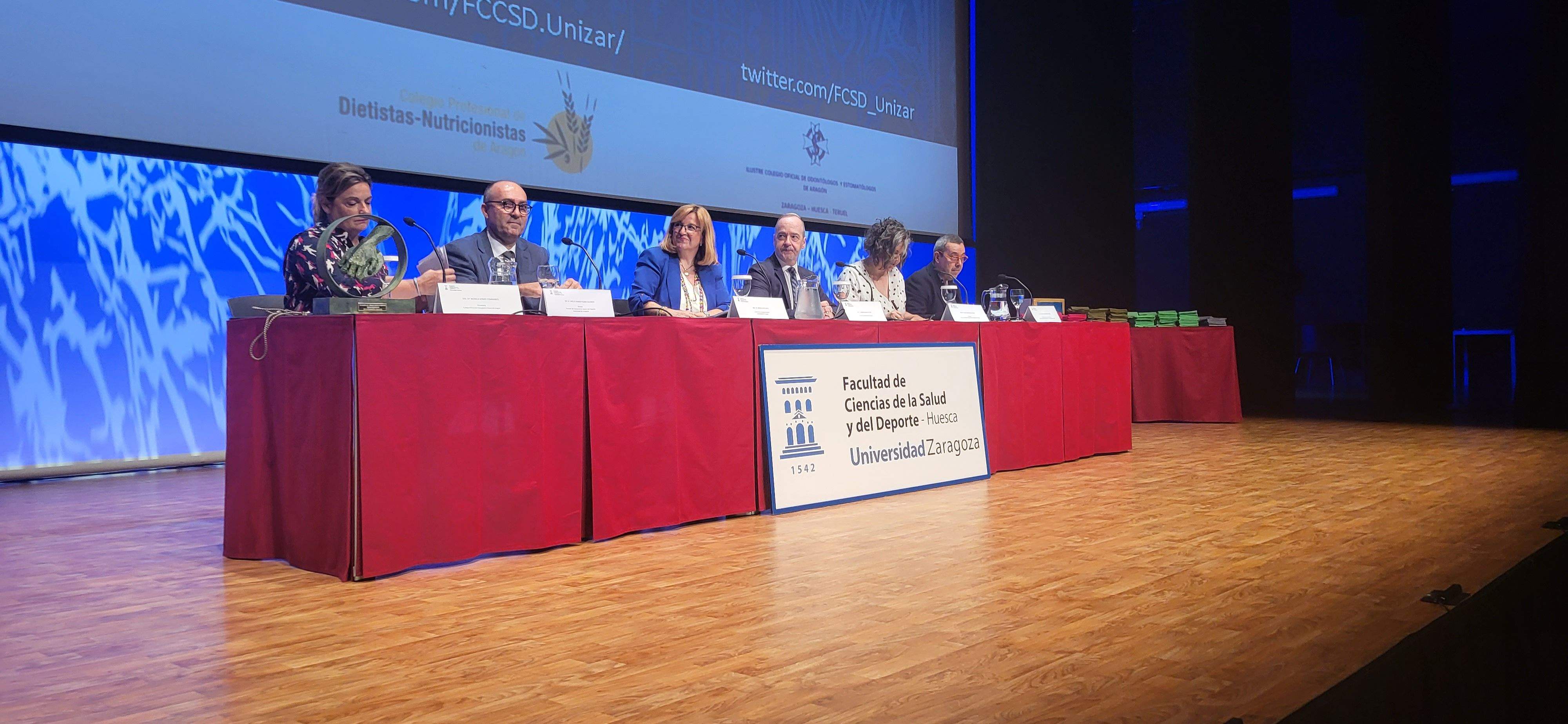 Graduación del alumnado de la Facultad de Ciencias de la Salud y el Deporte de Huesca. Foto Myriam Martínez