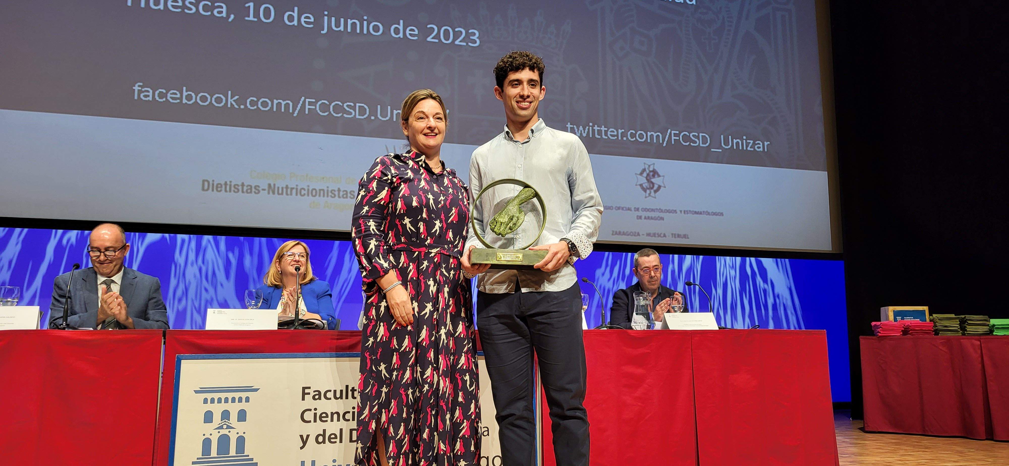 Graduación del alumnado de la Facultad de Ciencias de la Salud y el Deporte de Huesca. Foto Myriam Martínez