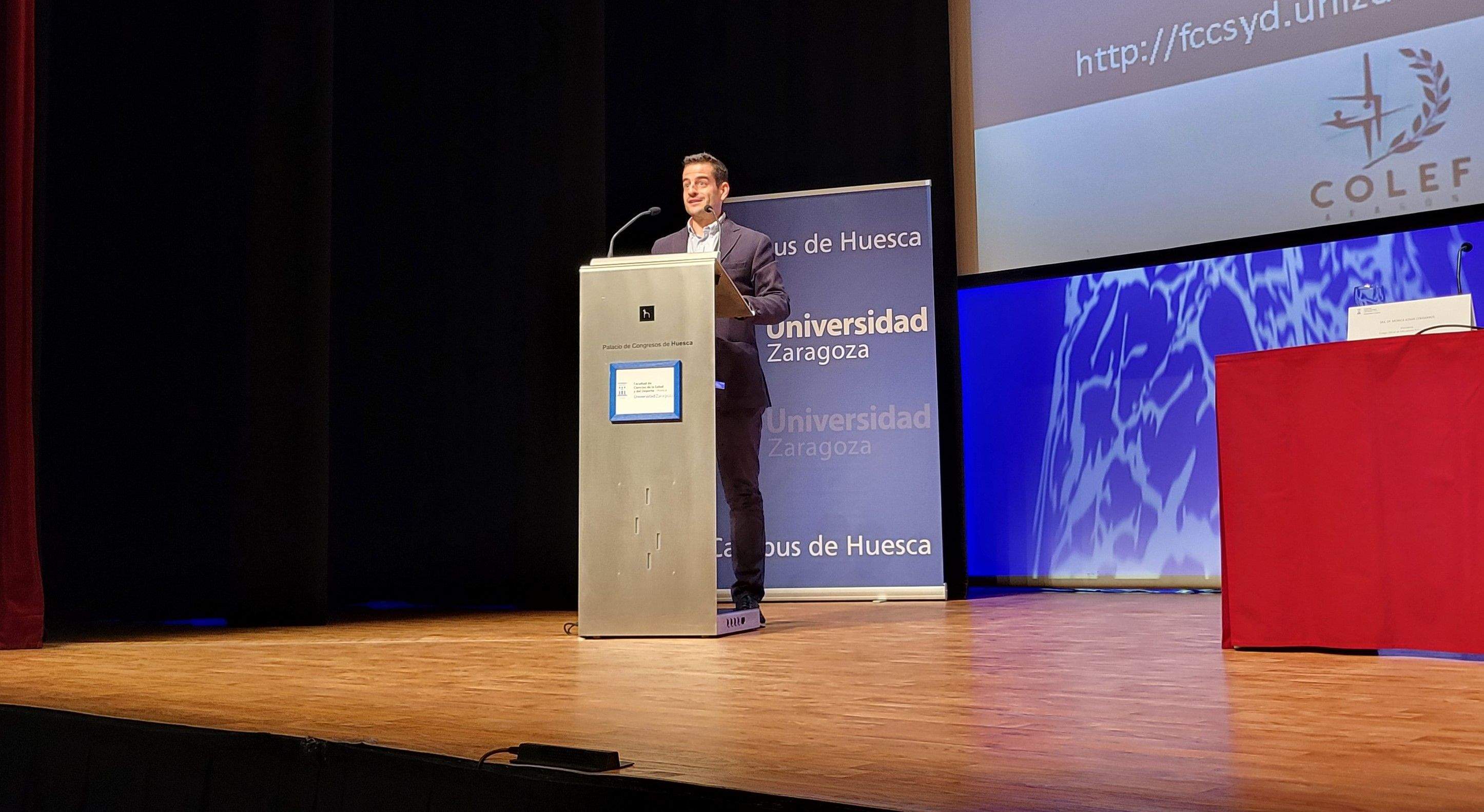 Graduación del alumnado de la Facultad de Ciencias de la Salud y el Deporte de Huesca. Foto Myriam Martínez