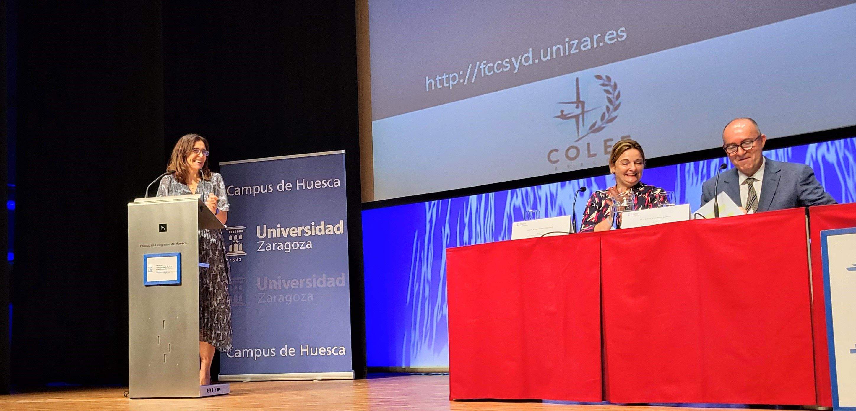 Graduación del alumnado de la Facultad de Ciencias de la Salud y el Deporte de Huesca. Foto Myriam Martínez