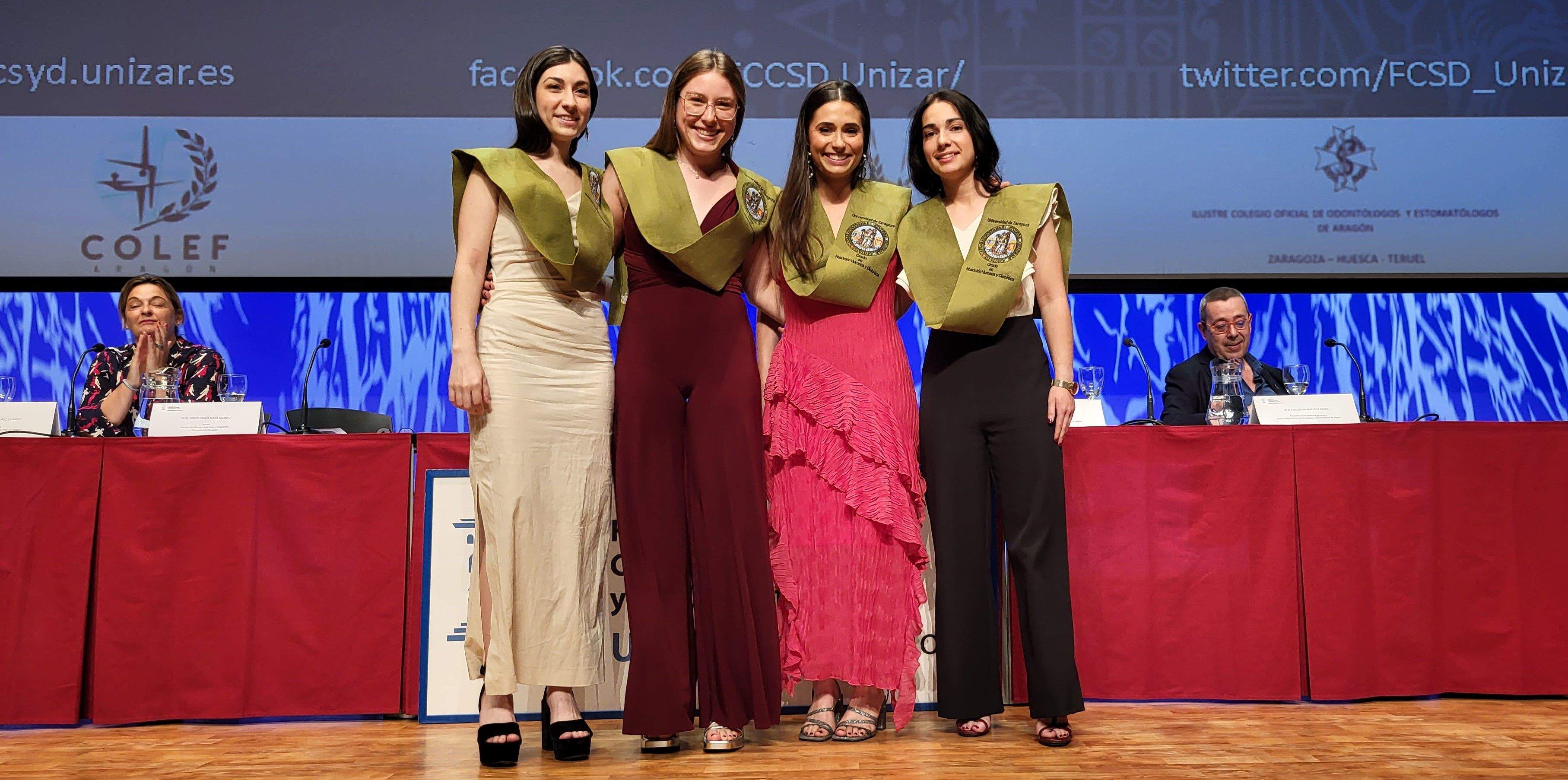 Graduación del alumnado de la Facultad de Ciencias de la Salud y el Deporte de Huesca. Foto Myriam Martínez