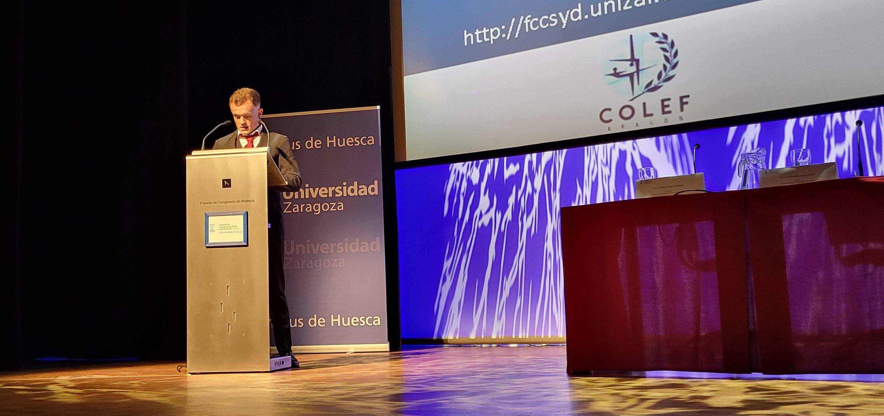 Graduación del alumnado de la Facultad de Ciencias de la Salud y el Deporte de Huesca. Foto Myriam Martínez