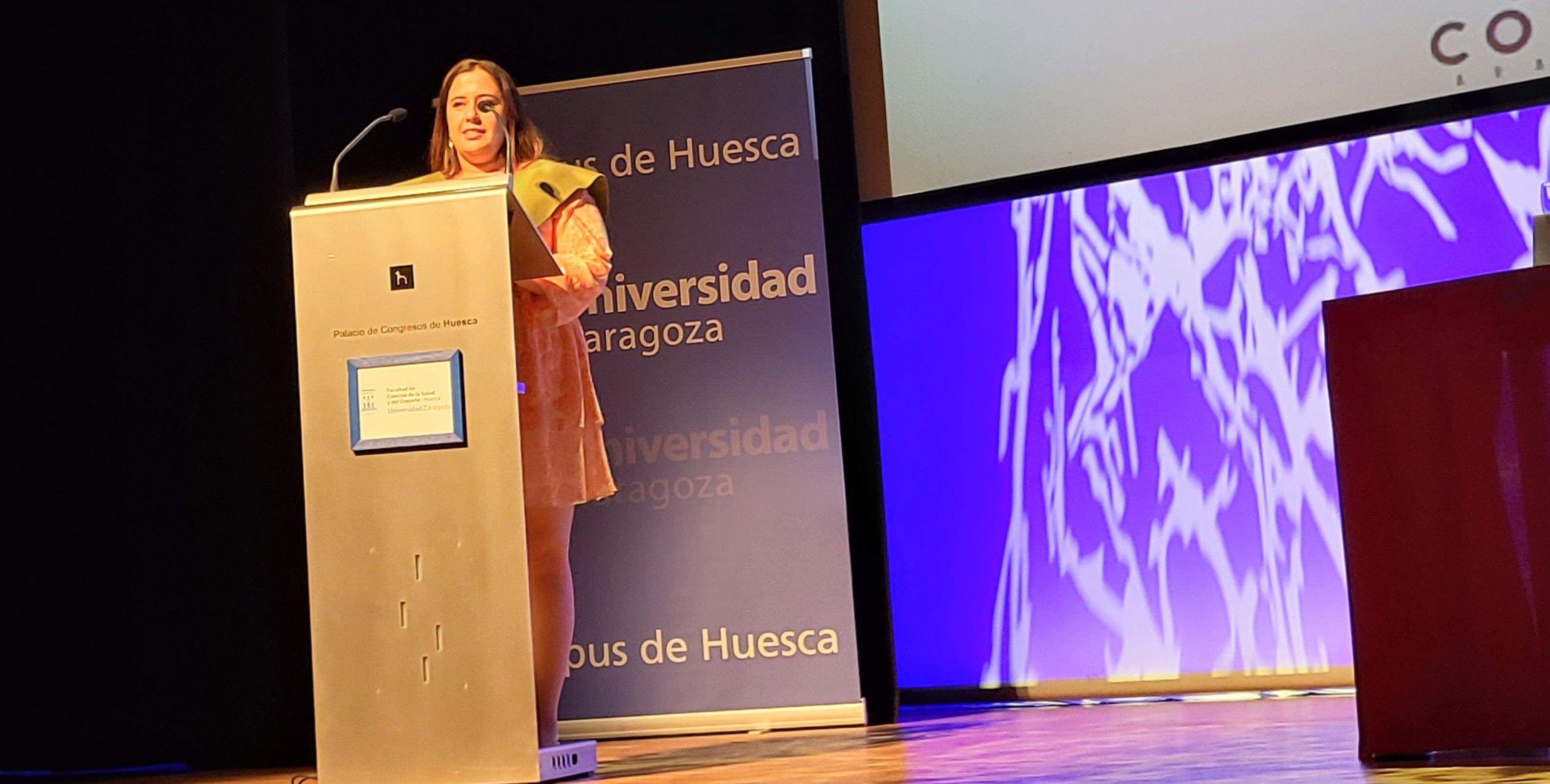 Graduación del alumnado de la Facultad de Ciencias de la Salud y el Deporte de Huesca. Foto Myriam Martínez