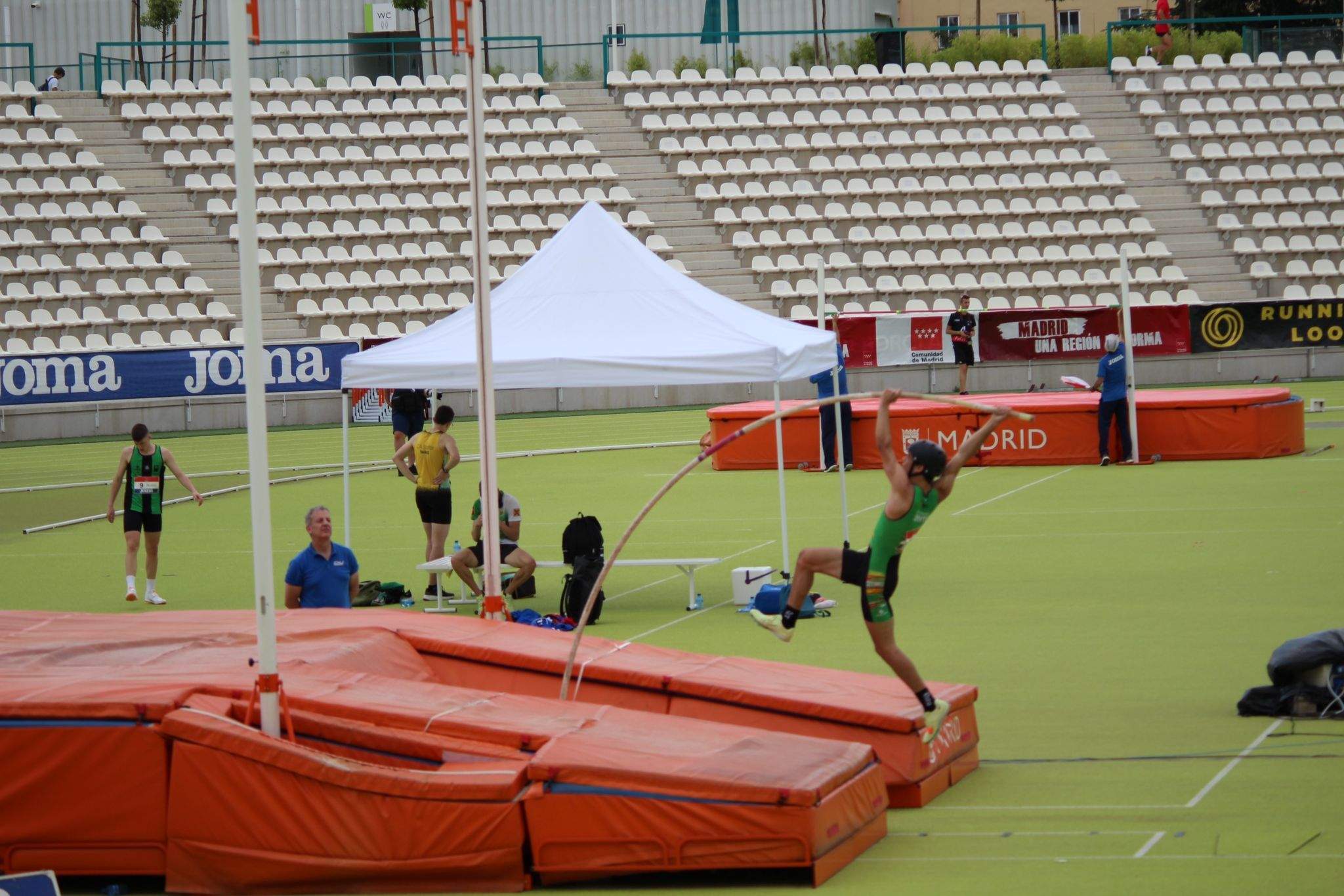 Espectacular el joven pertiguista Fabio Marco.