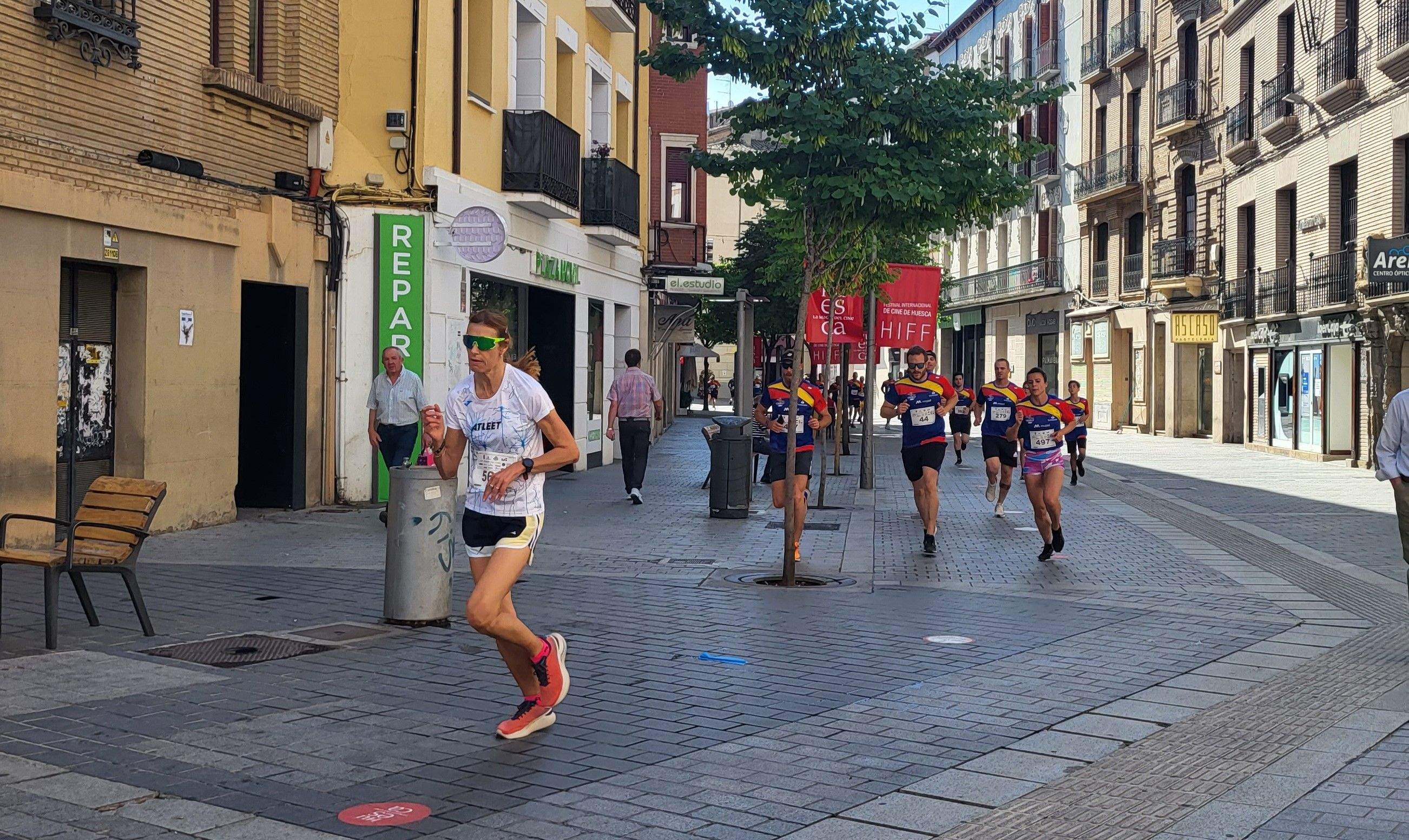 Carrera Ruta 091 en favor de Araela en Huesca. Foto: Mercedes Manterola