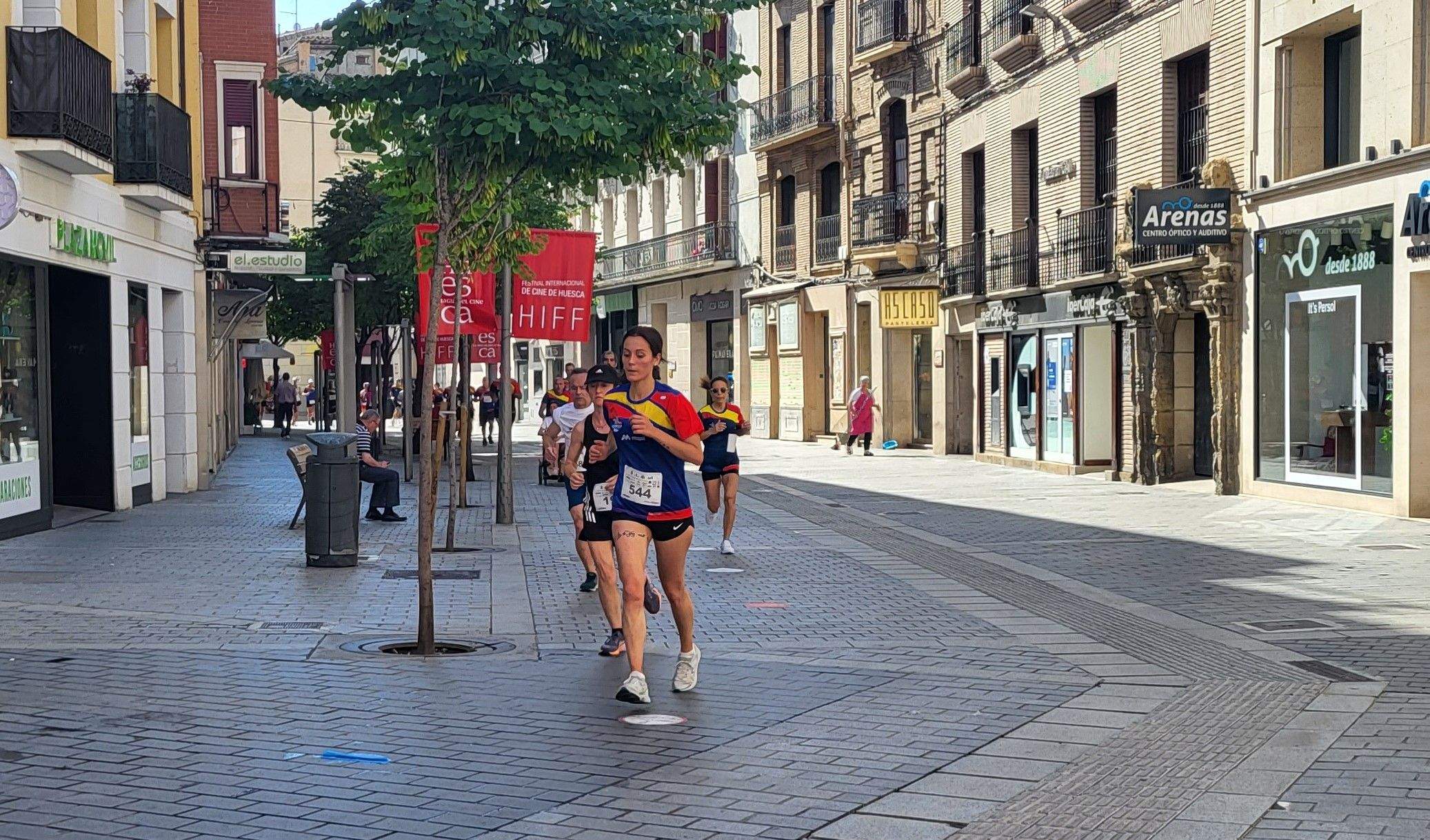 Carrera Ruta 091 en favor de Araela en Huesca. Foto: Mercedes Manterola