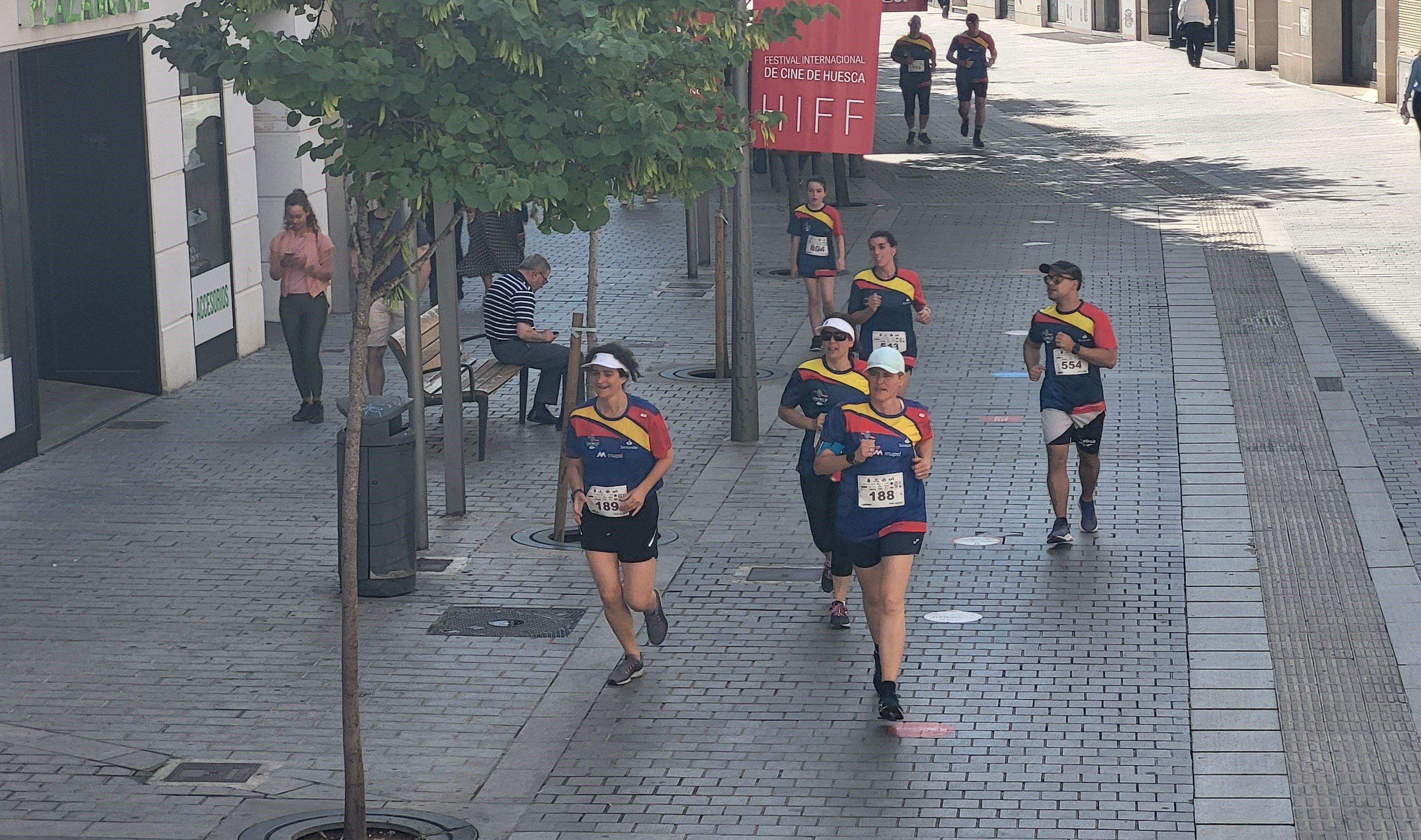 Carrera Ruta 091 en favor de Araela en Huesca. Foto: Mercedes Manterola