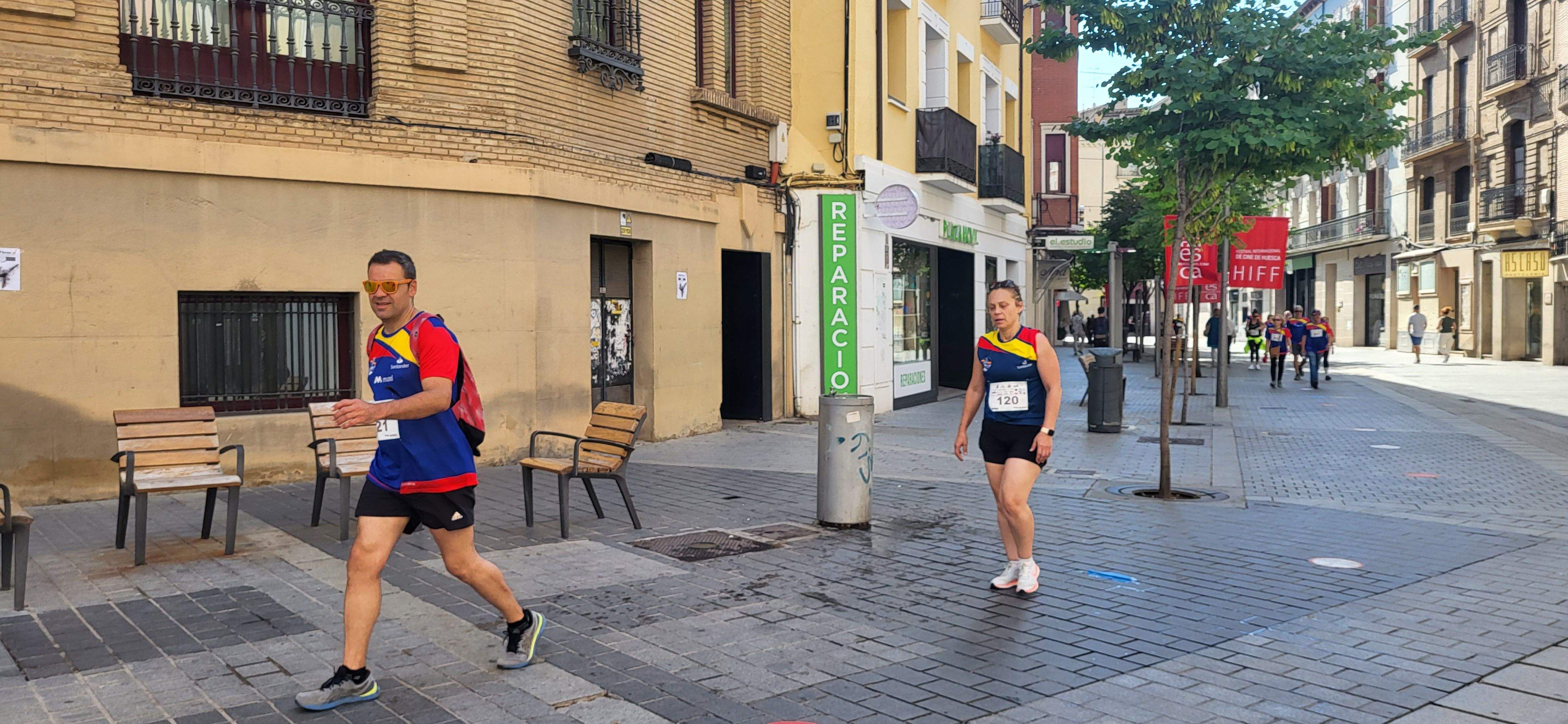 Carrera Ruta 091 en favor de Araela en Huesca. Foto: Mercedes Manterola