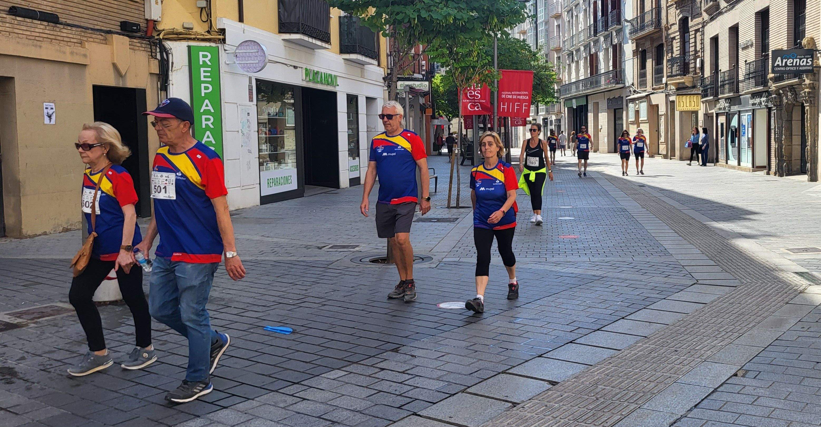 Carrera Ruta 091 en favor de Araela en Huesca. Foto: Mercedes Manterola