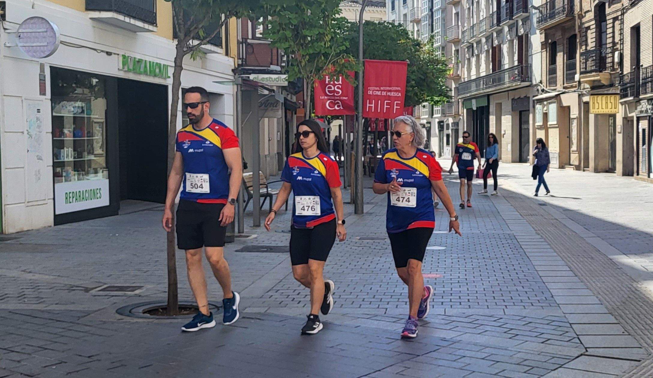 Carrera Ruta 091 en favor de Araela en Huesca. Foto: Mercedes Manterola