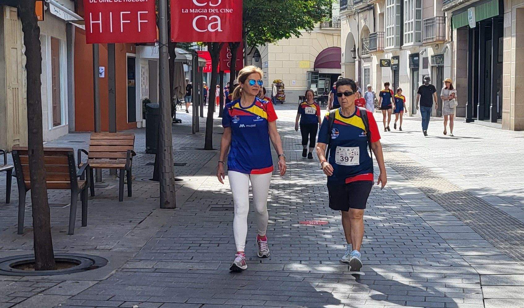 Carrera Ruta 091 en favor de Araela en Huesca. Foto: Mercedes Manterola