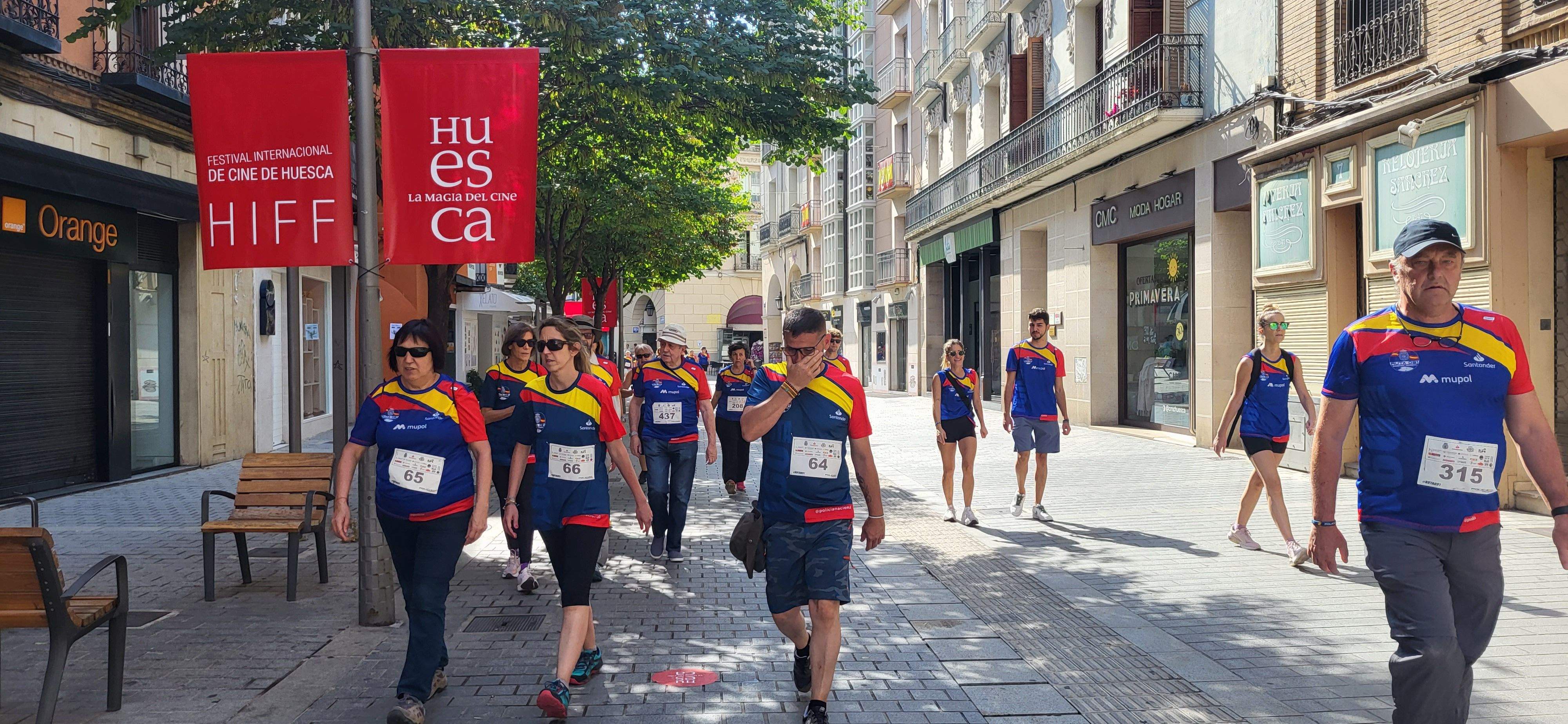 Carrera Ruta 091 en favor de Araela en Huesca. Foto: Mercedes Manterola