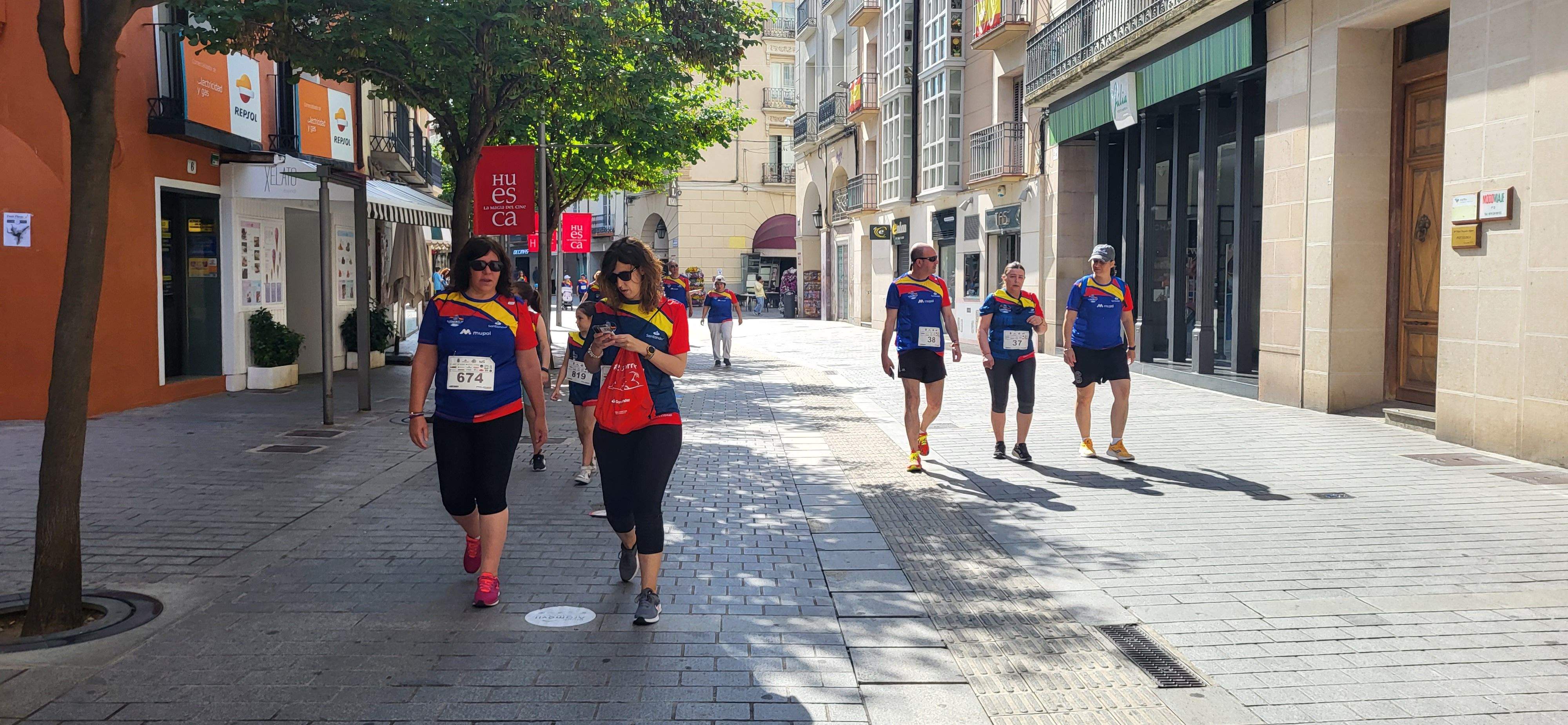 Carrera Ruta 091 en favor de Araela en Huesca. Foto: Mercedes Manterola