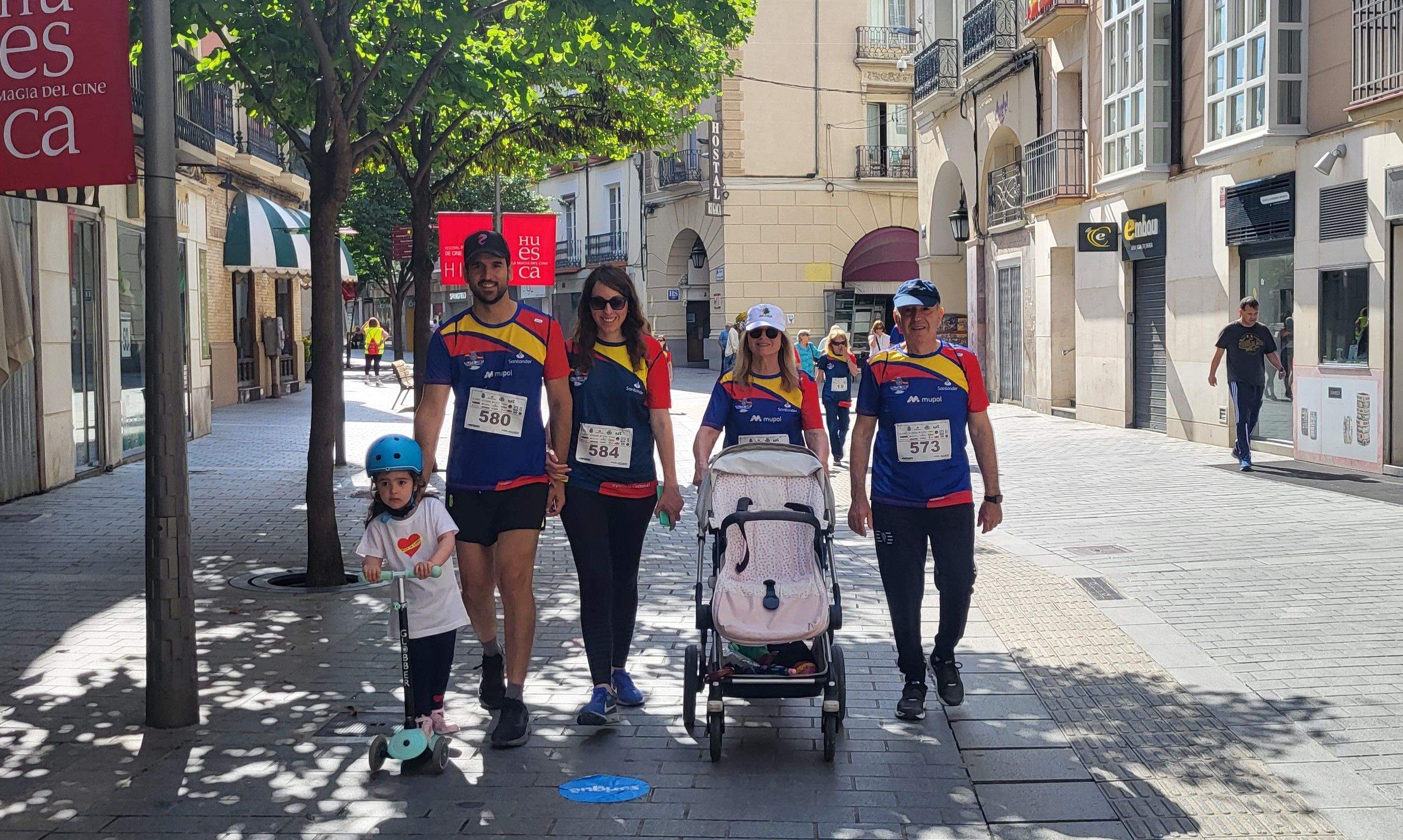 Carrera Ruta 091 en favor de Araela en Huesca. Foto: Mercedes Manterola