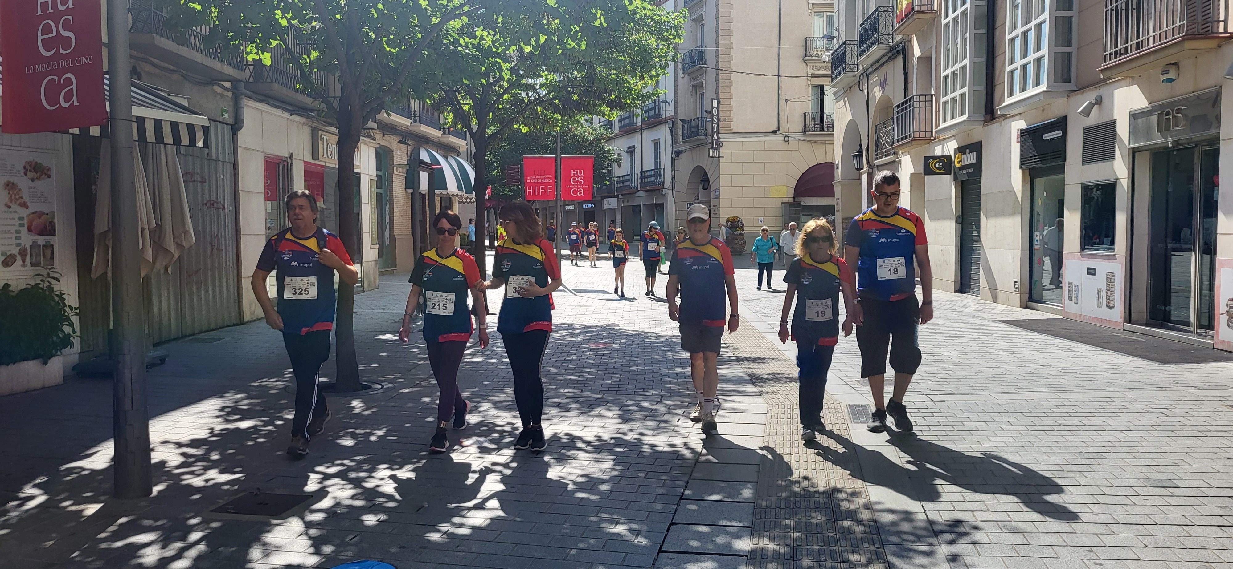 Carrera Ruta 091 en favor de Araela en Huesca. Foto: Mercedes Manterola