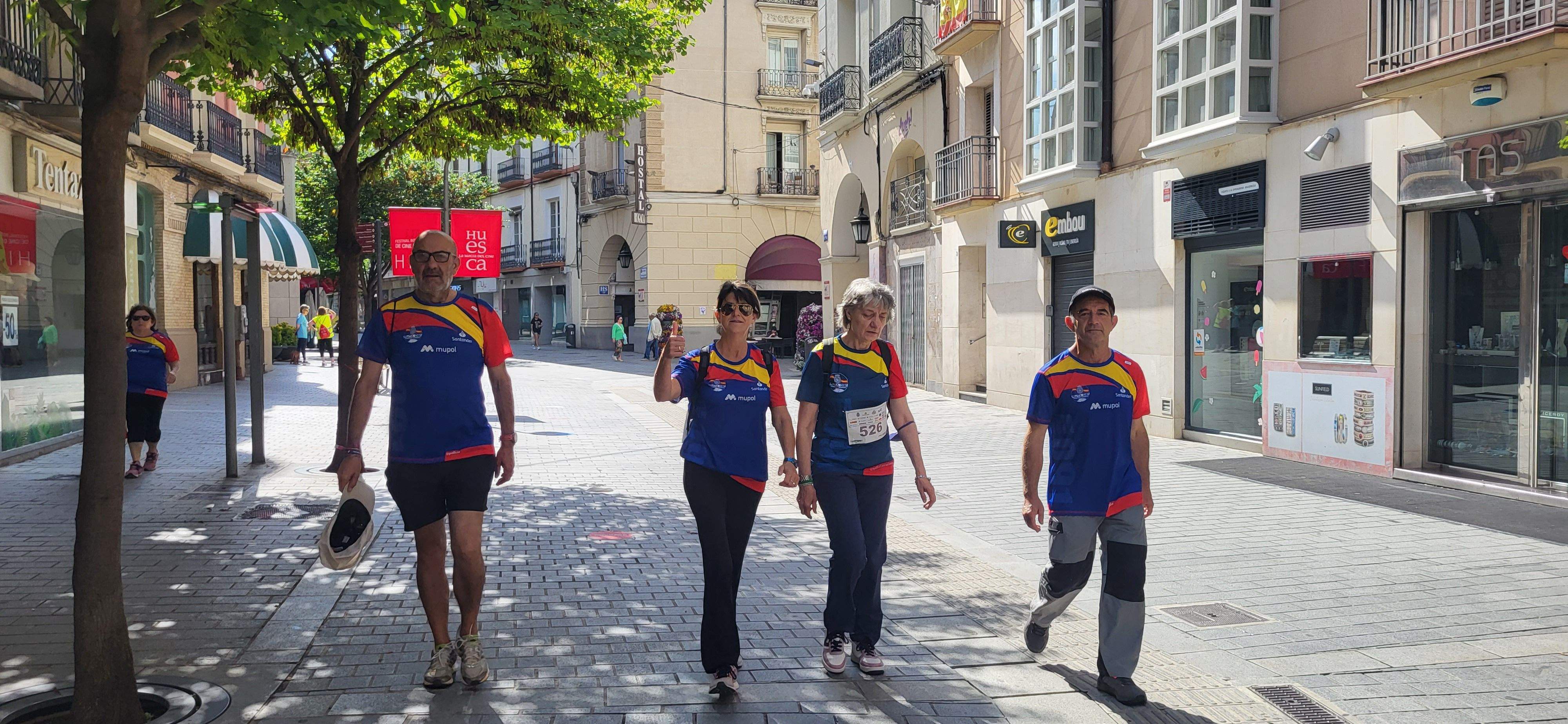 Carrera Ruta 091 en favor de Araela en Huesca. Foto: Mercedes Manterola