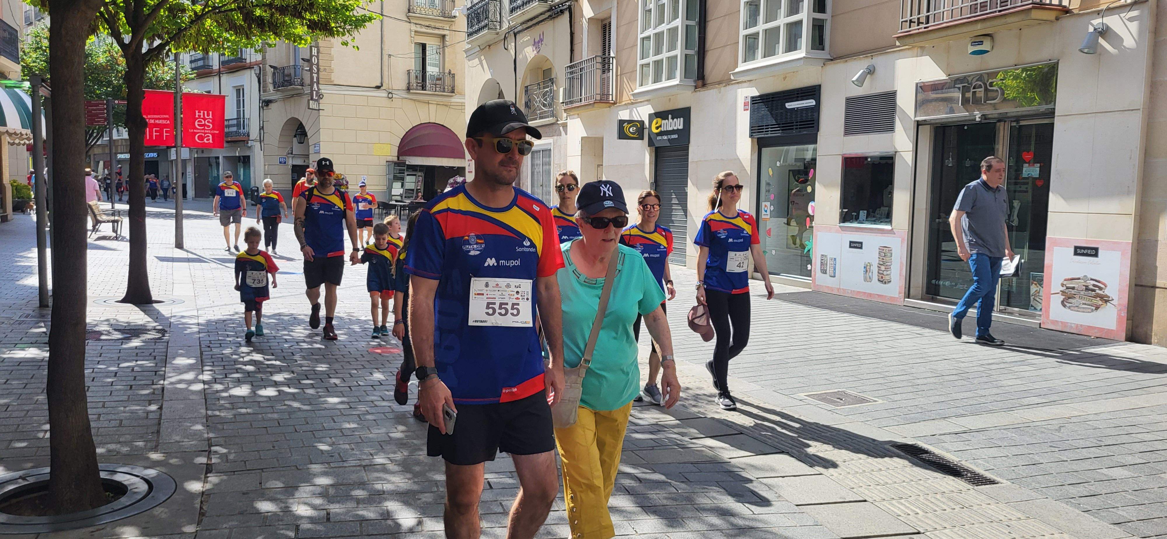Carrera Ruta 091 en favor de Araela en Huesca. Foto: Mercedes Manterola