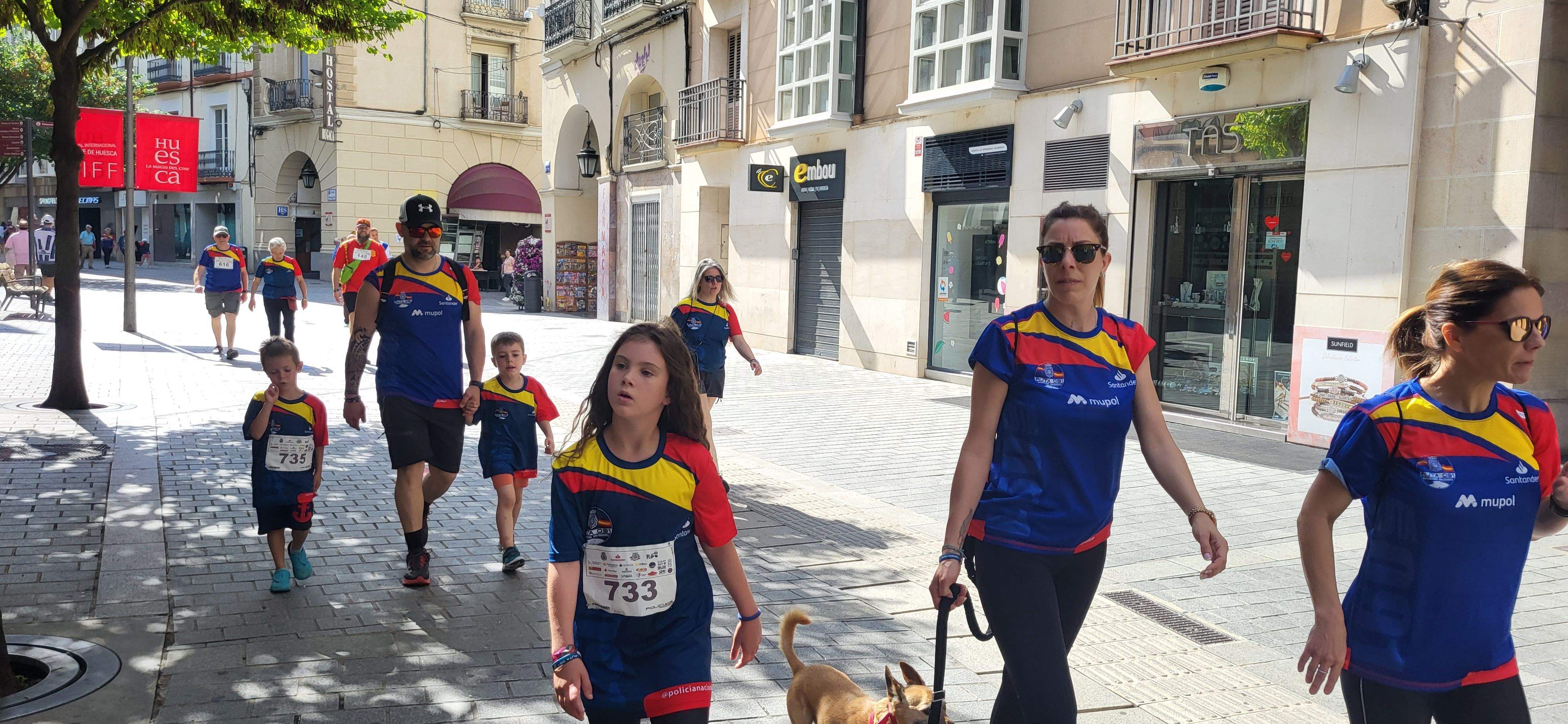 Carrera Ruta 091 en favor de Araela en Huesca. Foto: Mercedes Manterola