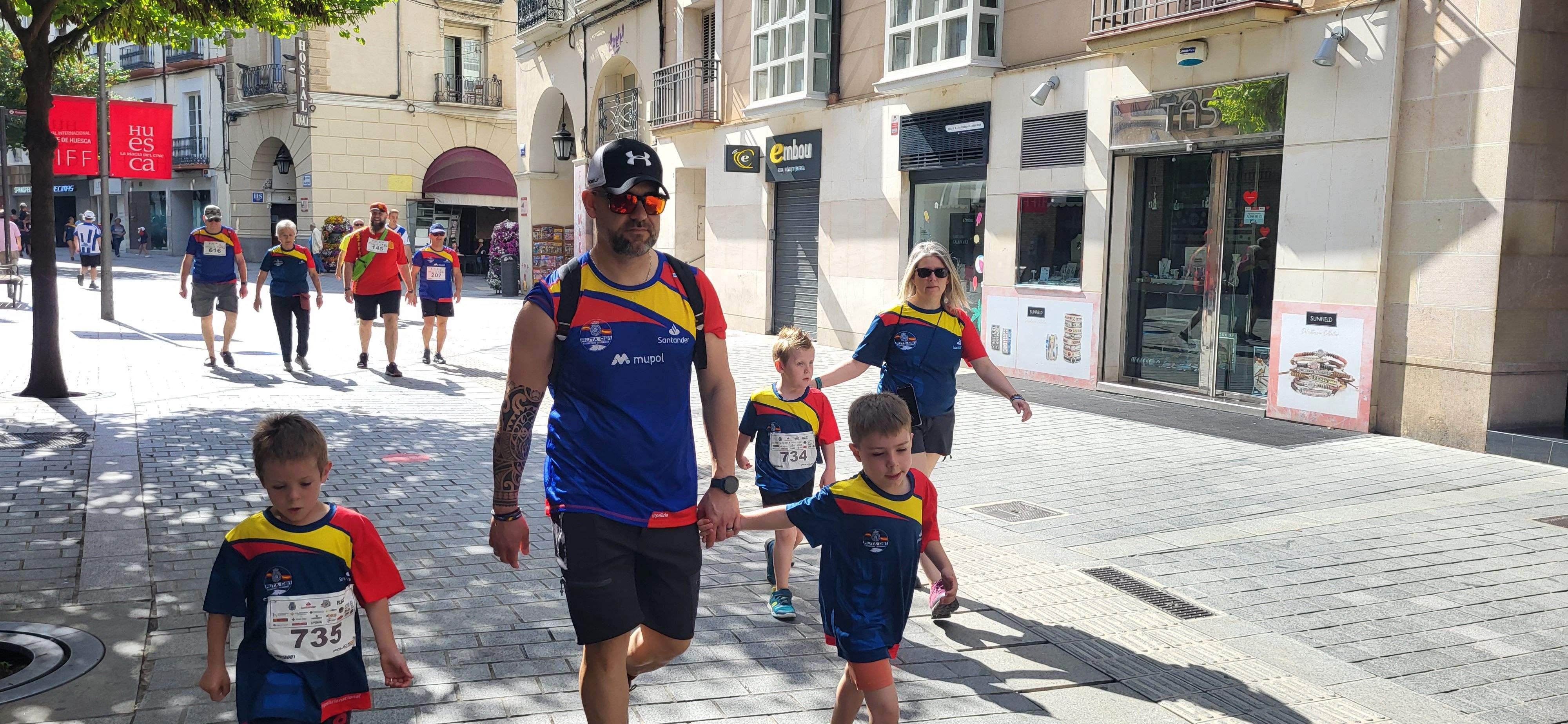 Carrera Ruta 091 en favor de Araela en Huesca. Foto: Mercedes Manterola