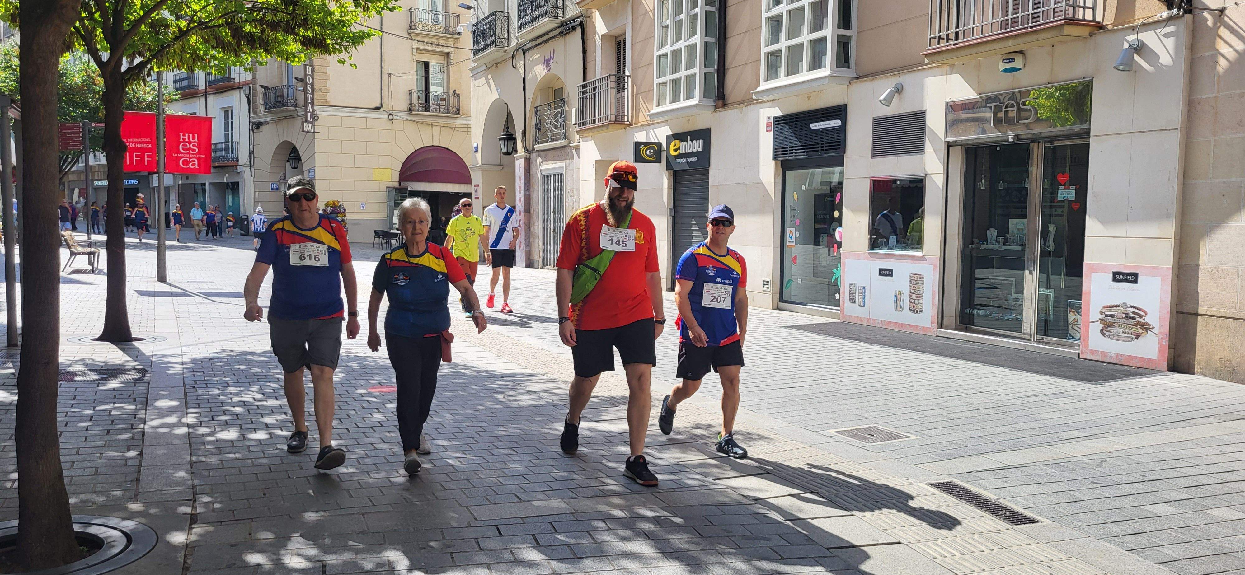 Carrera Ruta 091 en favor de Araela en Huesca. Foto: Mercedes Manterola
