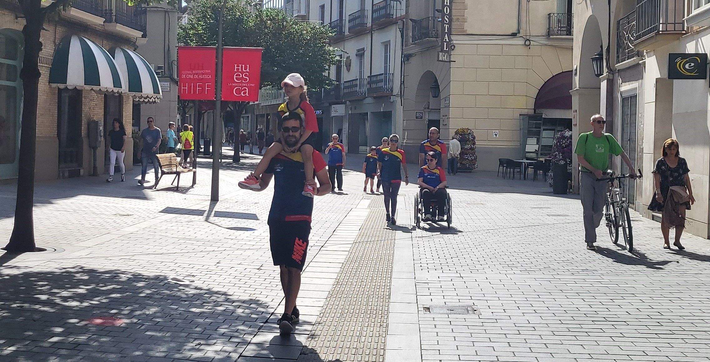 Carrera Ruta 091 en favor de Araela en Huesca. Foto: Mercedes Manterola