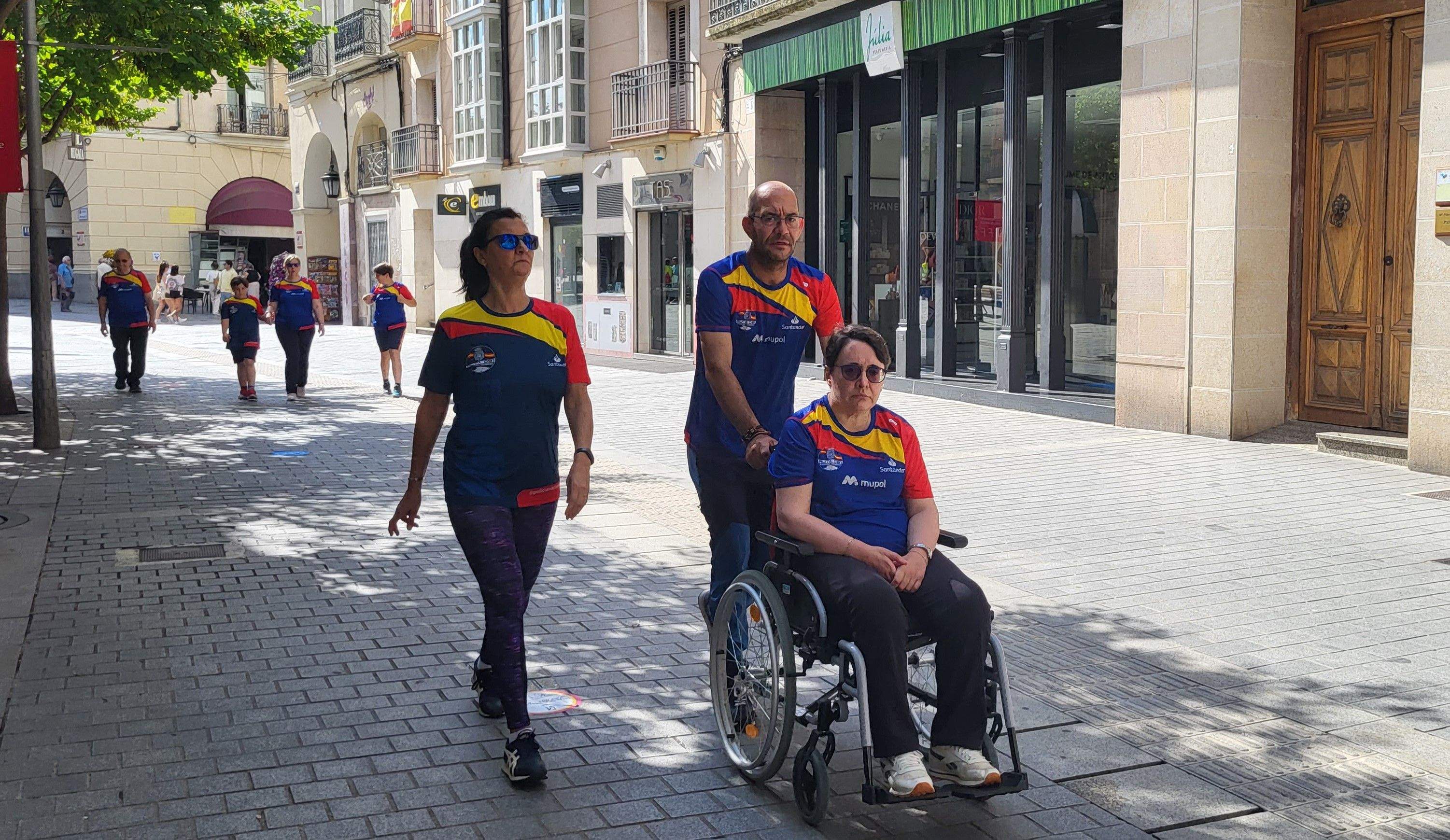 Carrera Ruta 091 en favor de Araela en Huesca. Foto: Mercedes Manterola