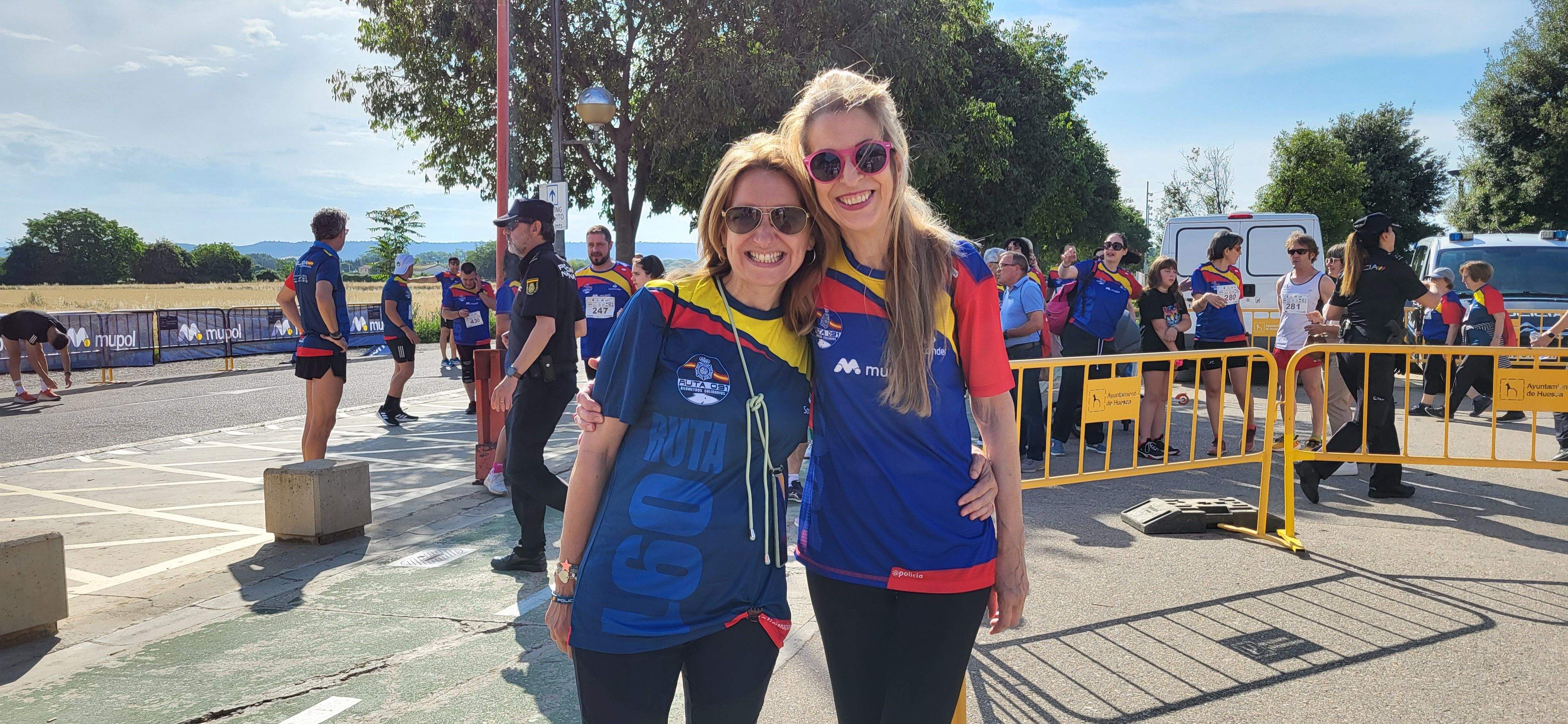 Carrera Ruta 091 en Huesca en favor de los enfermos de ELA. Foto Myriam Martínez