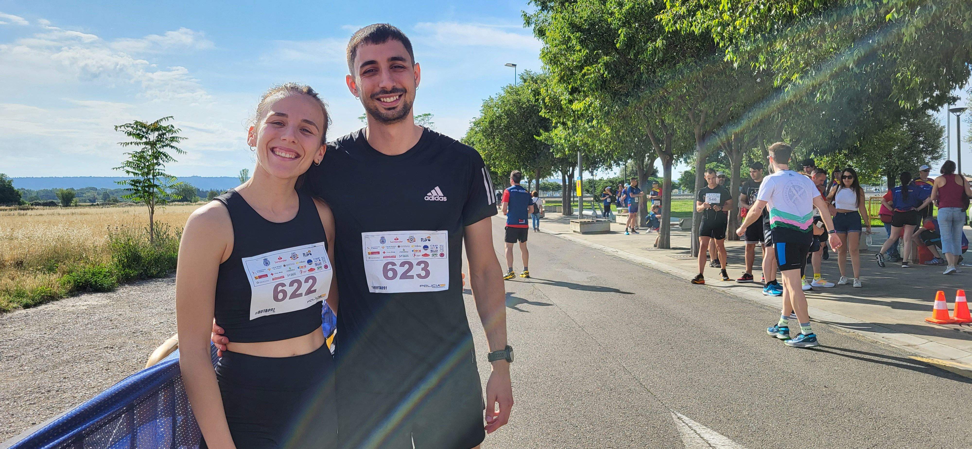 Carrera Ruta 091 en Huesca en favor de los enfermos de ELA. Foto Myriam Martínez